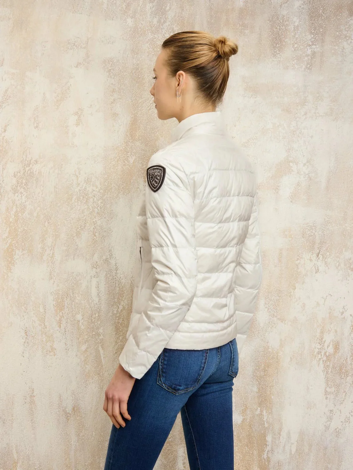 BLAUER Piumino Donna VALE 25SBLDC03003 006950 100 Bianco - Image 3