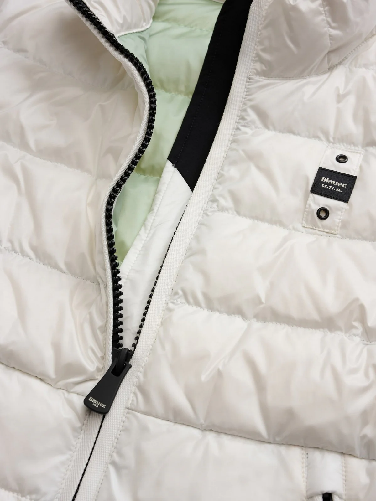 BLAUER Piumino Donna VALE 25SBLDC03003 006950 100 Bianco - Image 5