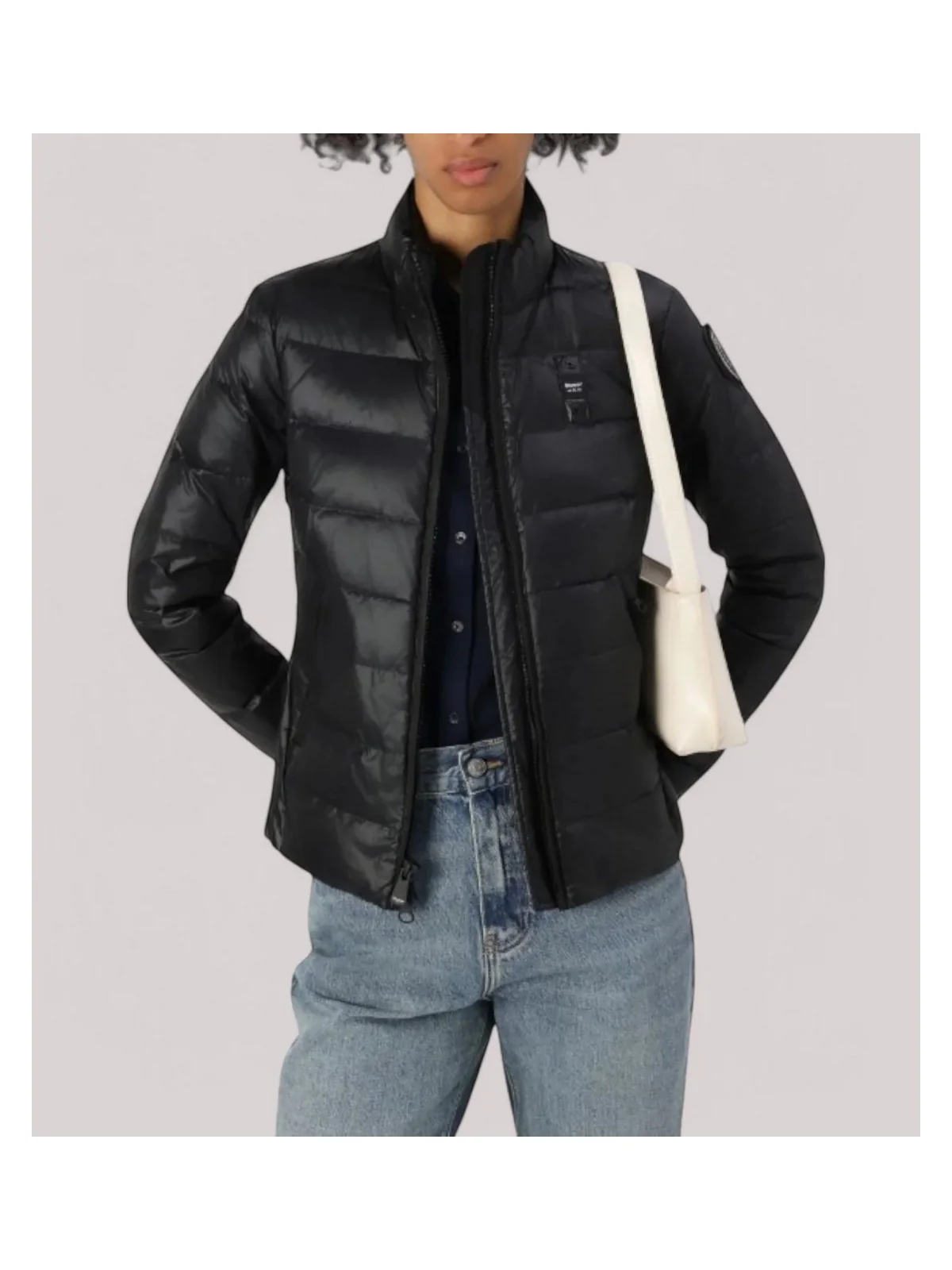 BLAUER Piumino Donna VALE 25SBLDC03003 006950 999 Nero - Image 2