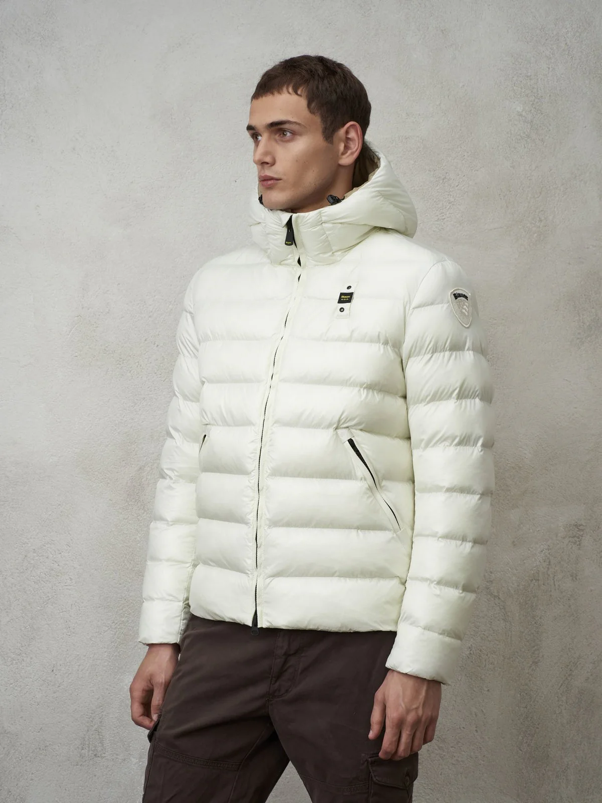 BLAUER Piumino Uomo  23WBLUC02083 005958 112TT Beige - Image 2