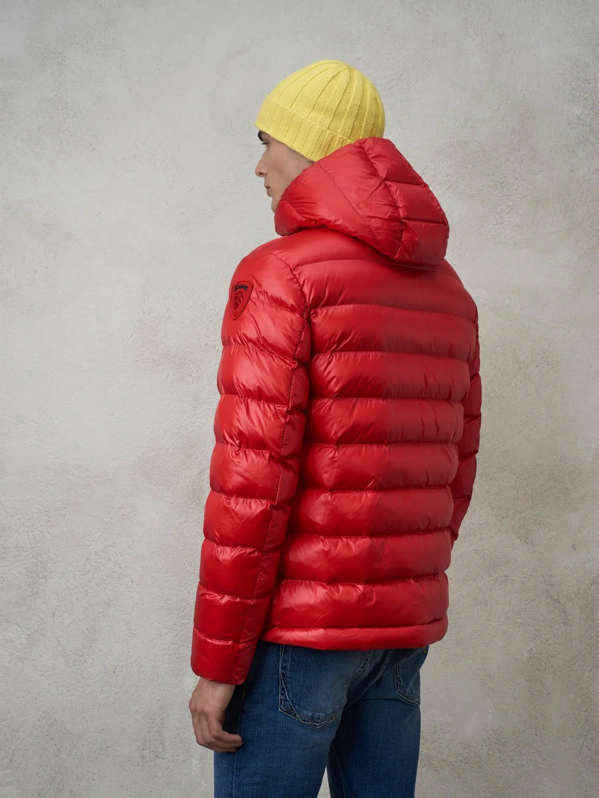 BLAUER Piumino Uomo  23WBLUC02083 005958 552AQ Rosso - Image 4