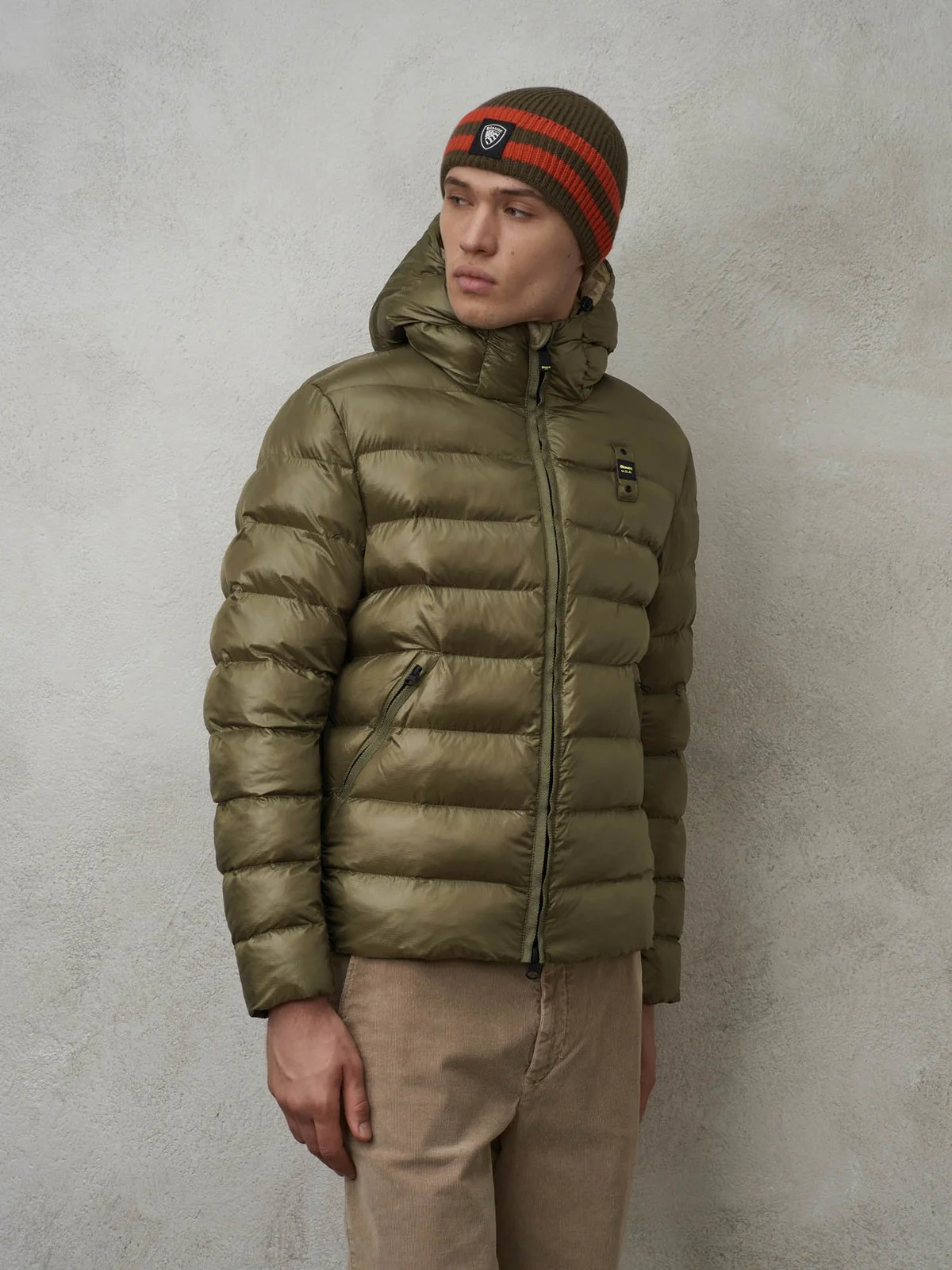 BLAUER Piumino Uomo  23WBLUC02083 005958 659TT Verde - Image 2