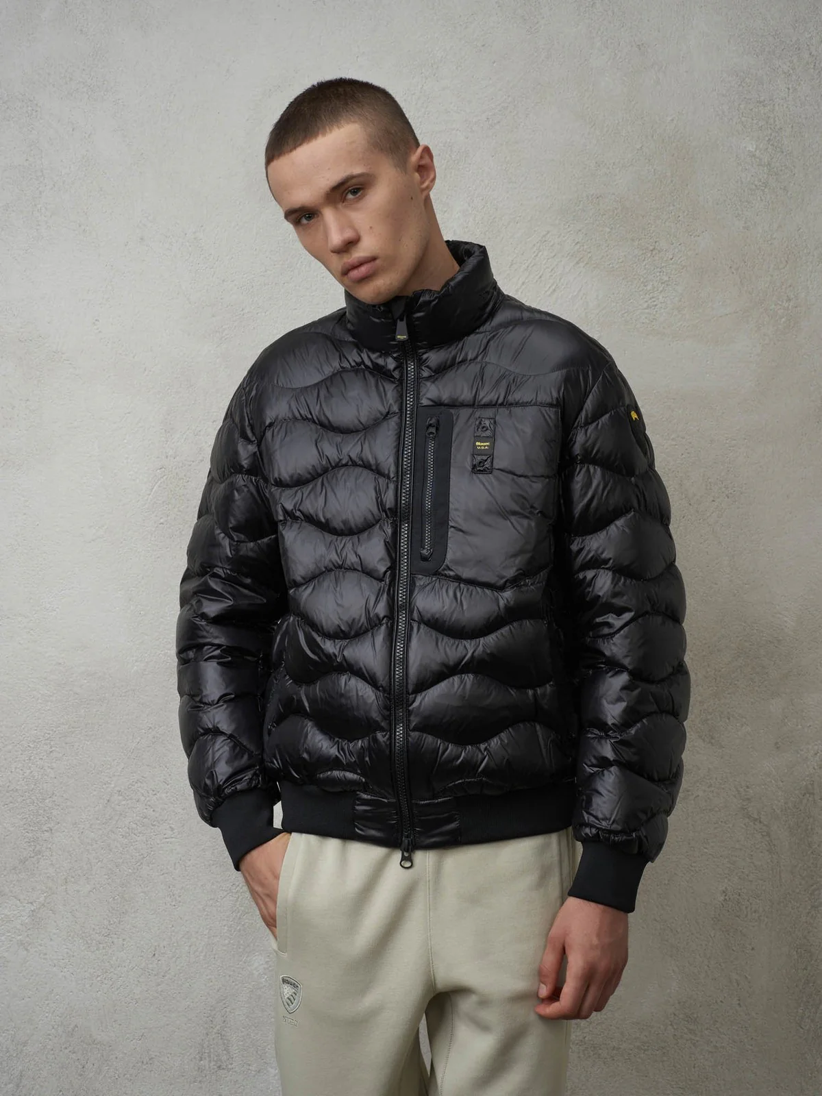 BLAUER Piumino Uomo  23WBLUC03004 006355 999 Nero - Image 2