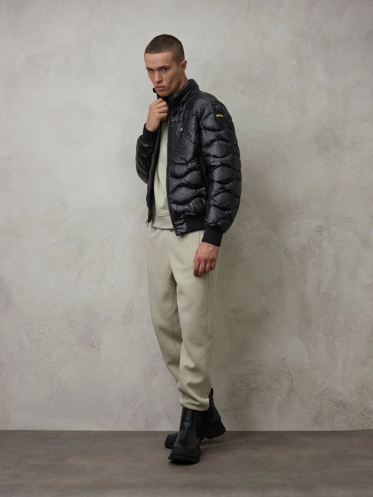 BLAUER Piumino Uomo  23WBLUC03004 006355 999 Nero - Image 5