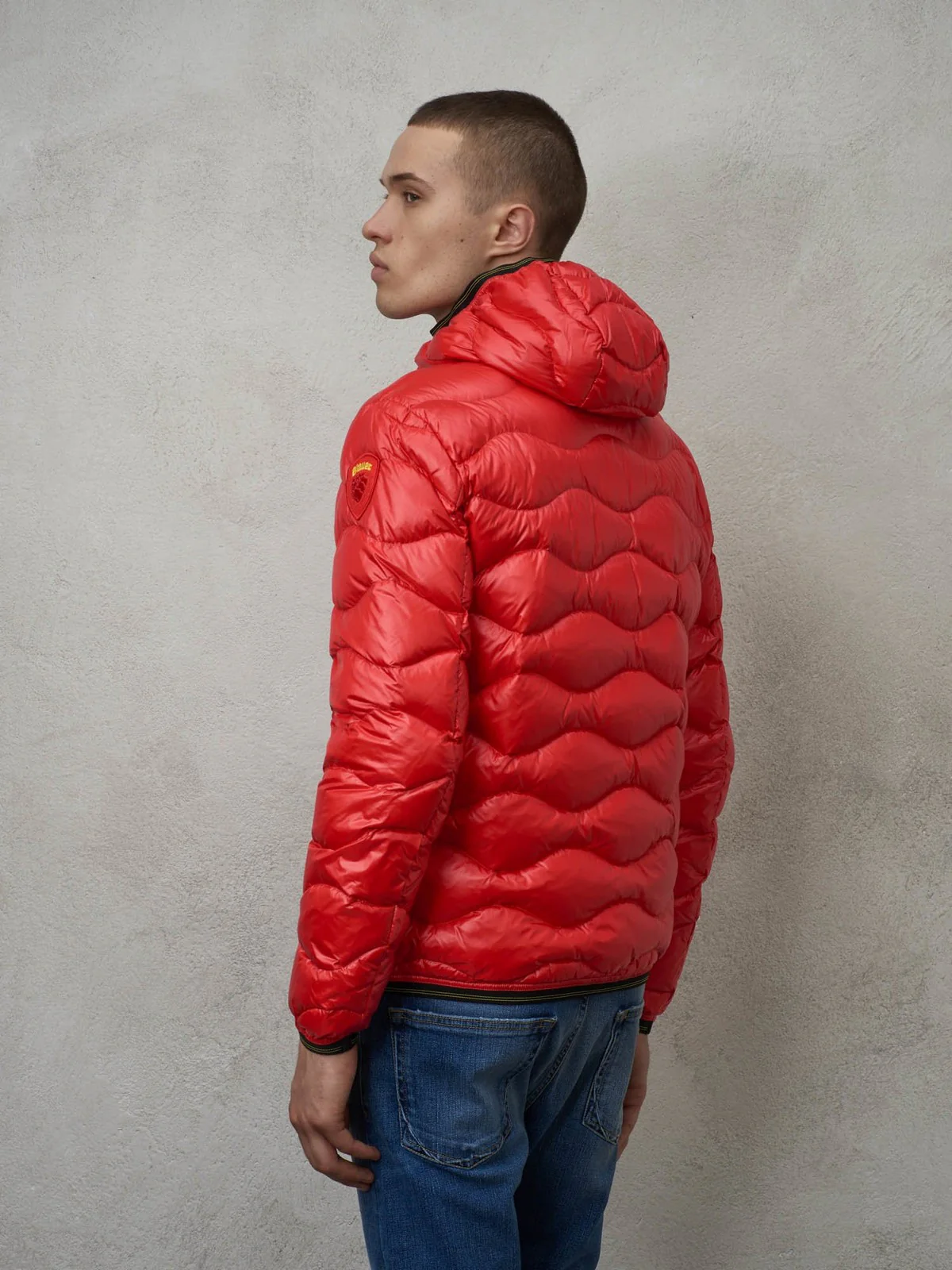 BLAUER Piumino Uomo  23WBLUC03005 006355 552 Rosso - Image 3