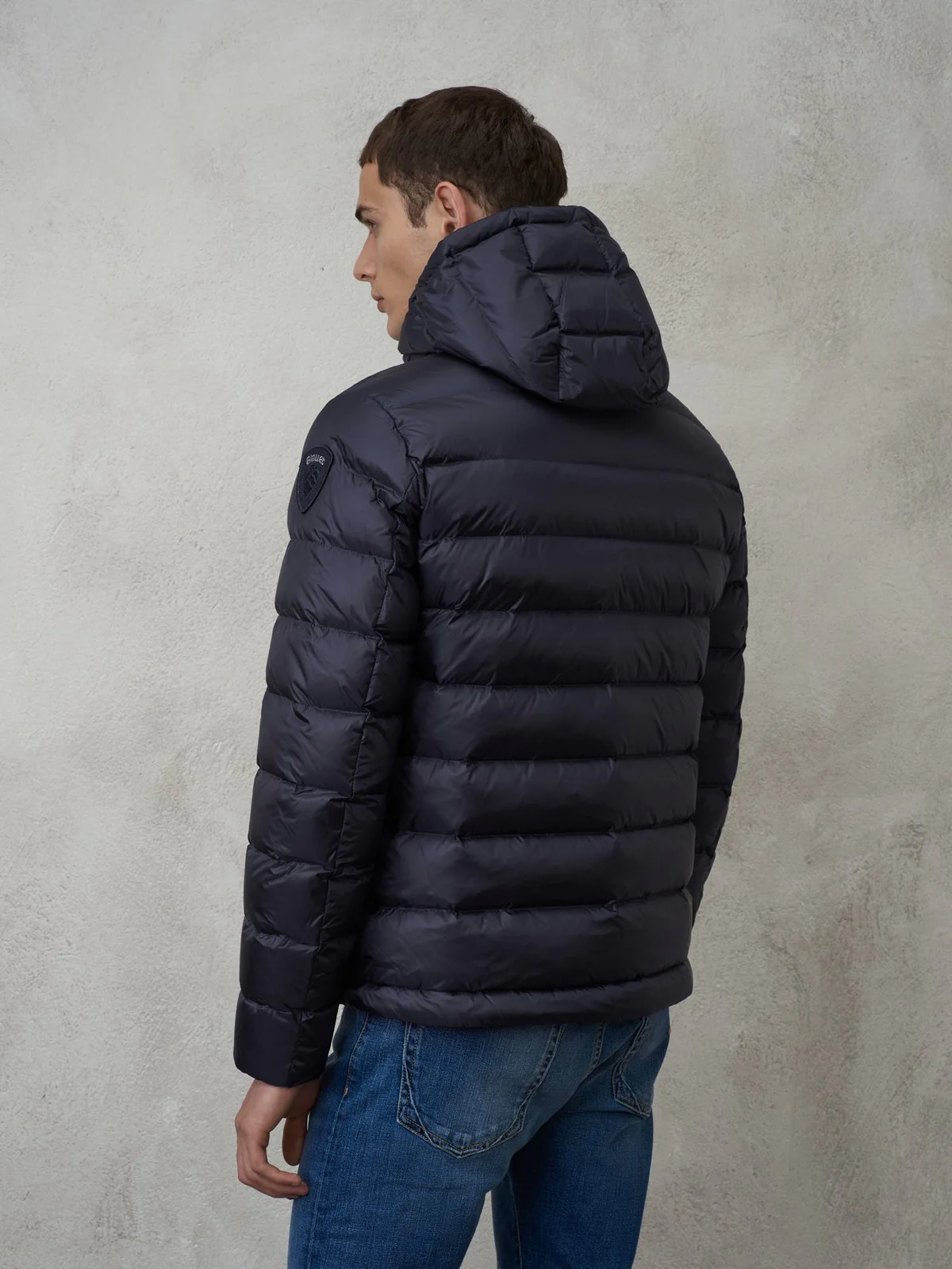 BLAUER Piumino Uomo  23WBLUC03075 006047 888AQ Blu - Image 4