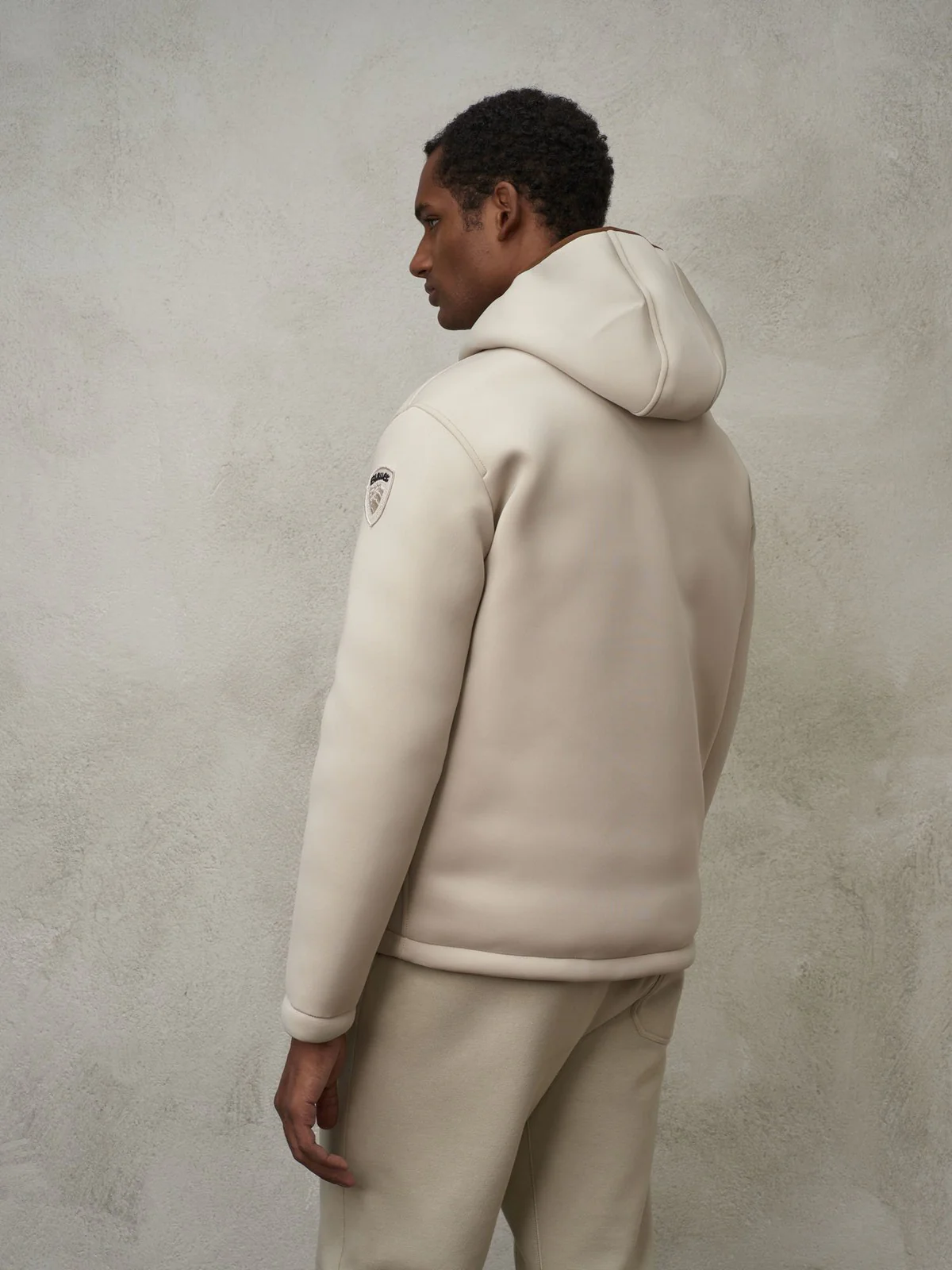BLAUER Piumino Uomo  23WBLUC06047 006359 137 Beige - Image 5