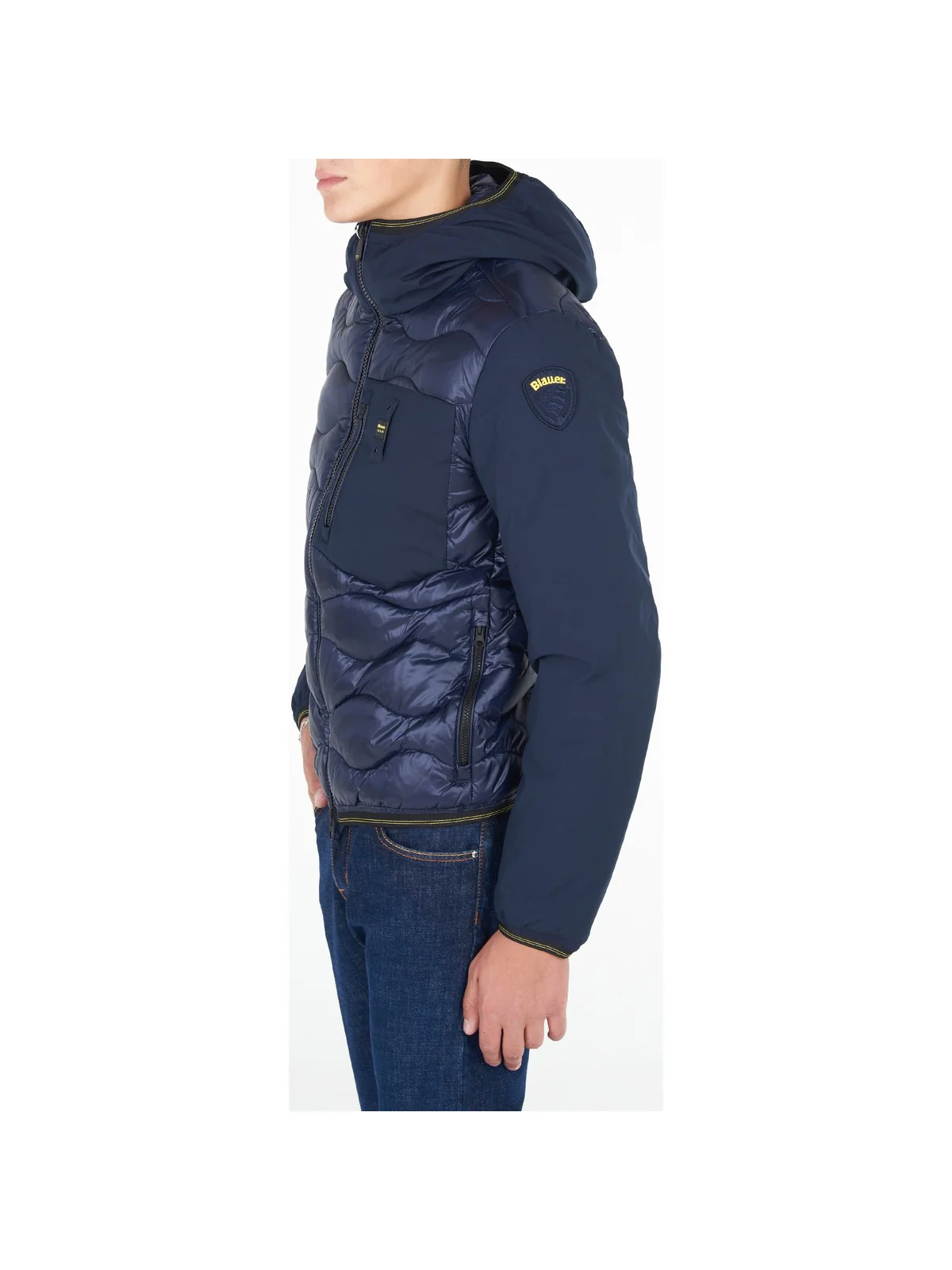 BLAUER Piumino Uomo  23WBLUC08001 006355 888 Blu - Image 4