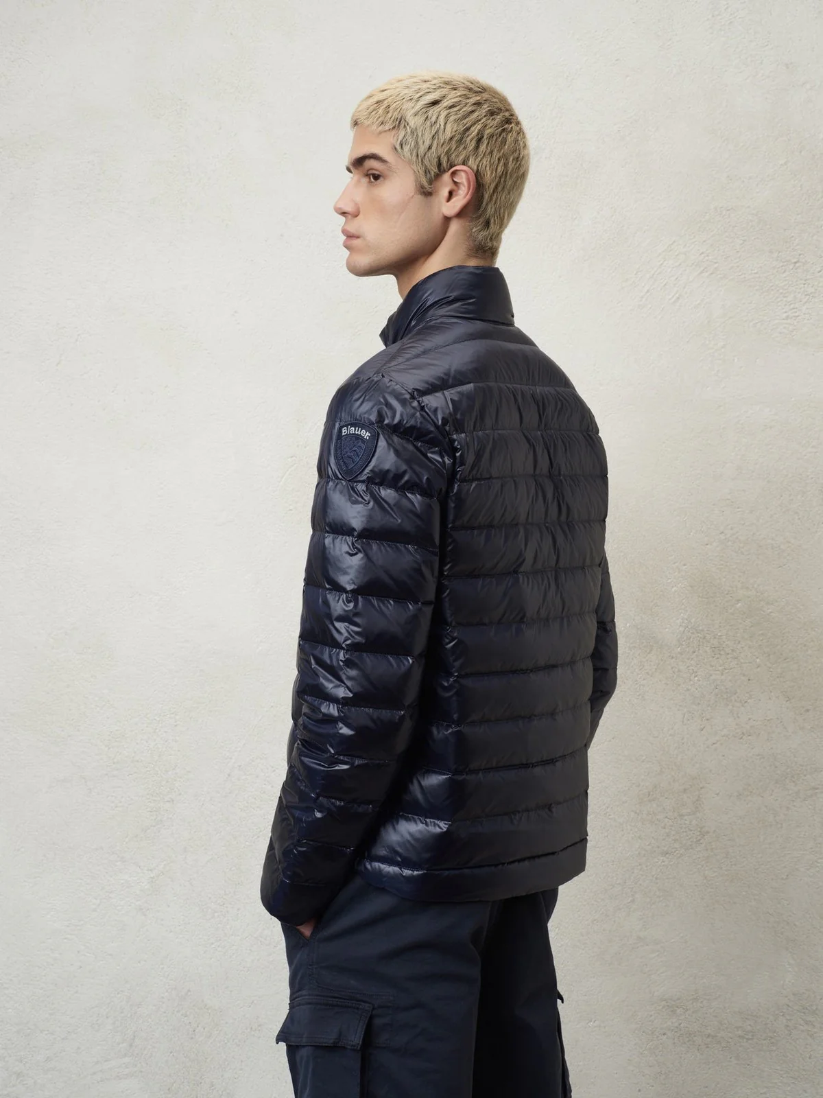 BLAUER Piumino Uomo  24SBLUC03056 006719 888 Blu - Image 4
