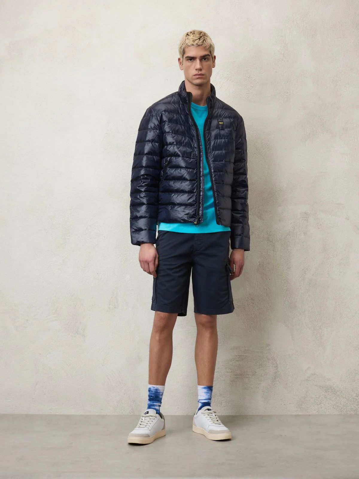 BLAUER Piumino Uomo  24SBLUC03056 006719 888 Blu - Image 5