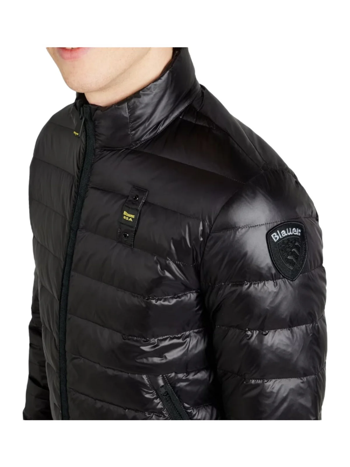 BLAUER Piumino Uomo  24SBLUC03056 006719 999 Nero - Image 3