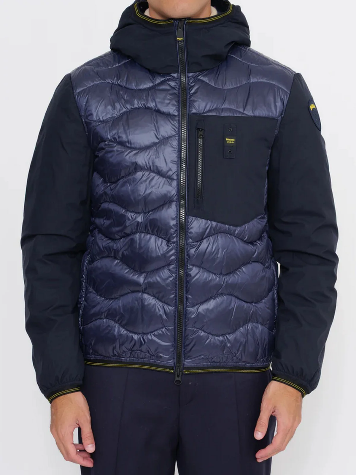 BLAUER Piumino Uomo ALBERT 25WBLUC08078 006355 888 Blu - Image 2