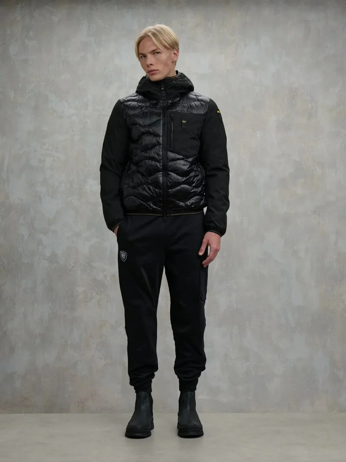 BLAUER Piumino Uomo ALBERT 25WBLUC08078 006355 999 Nero - Image 4