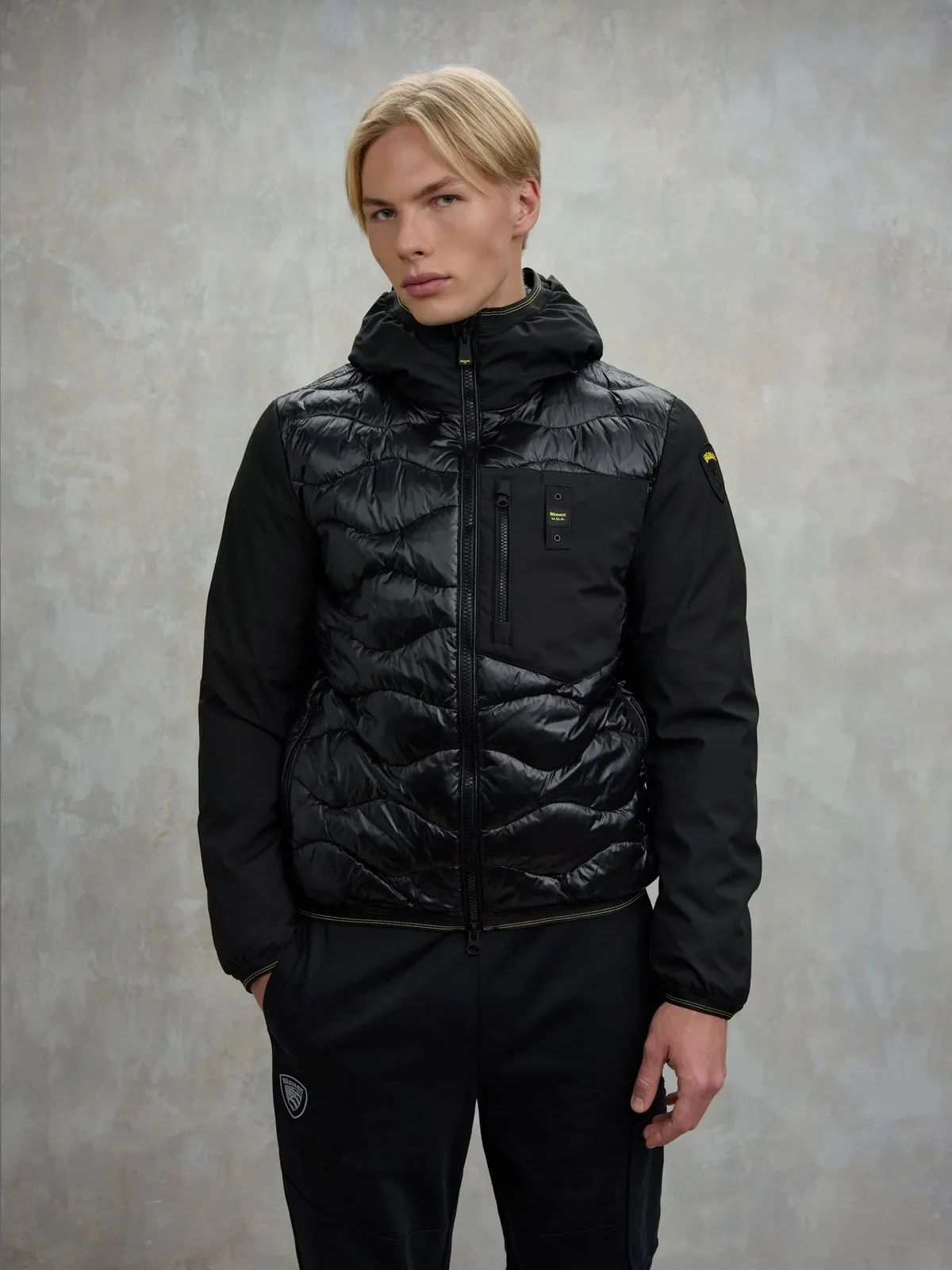 BLAUER Piumino Uomo ALBERT 25WBLUC08078 006355 999 Nero - Image 5