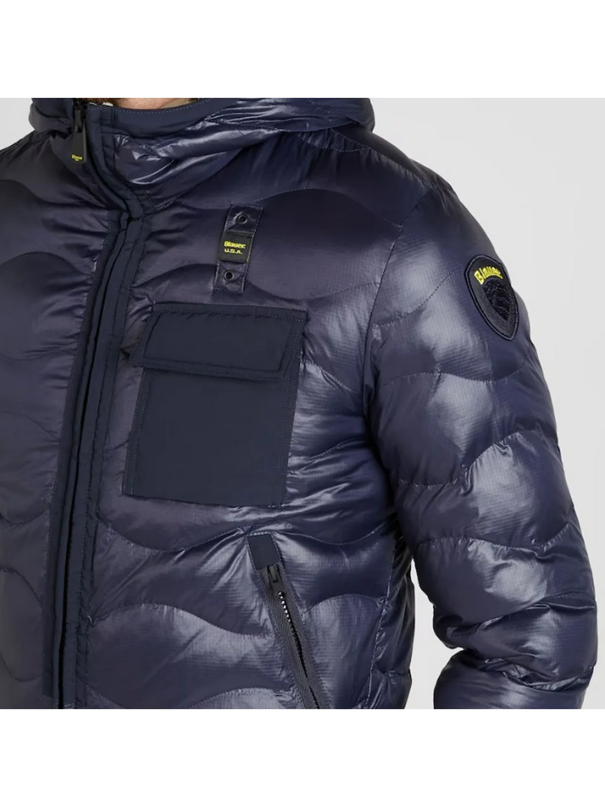 BLAUER Piumino Uomo BRYANT 24WBLUC02056 005958 888EI Blu - Image 2