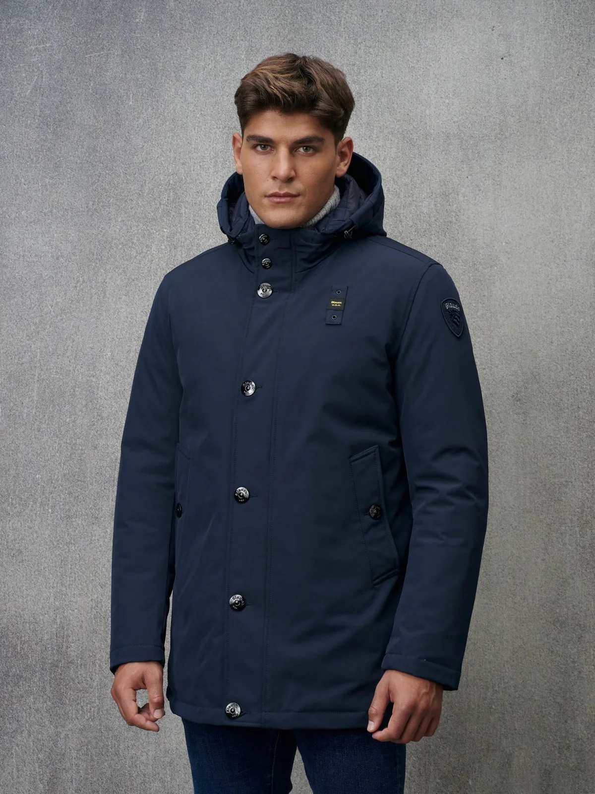 BLAUER Piumino Uomo CHESTER 24WBLUK03035 005480 888 Blu - Image 2