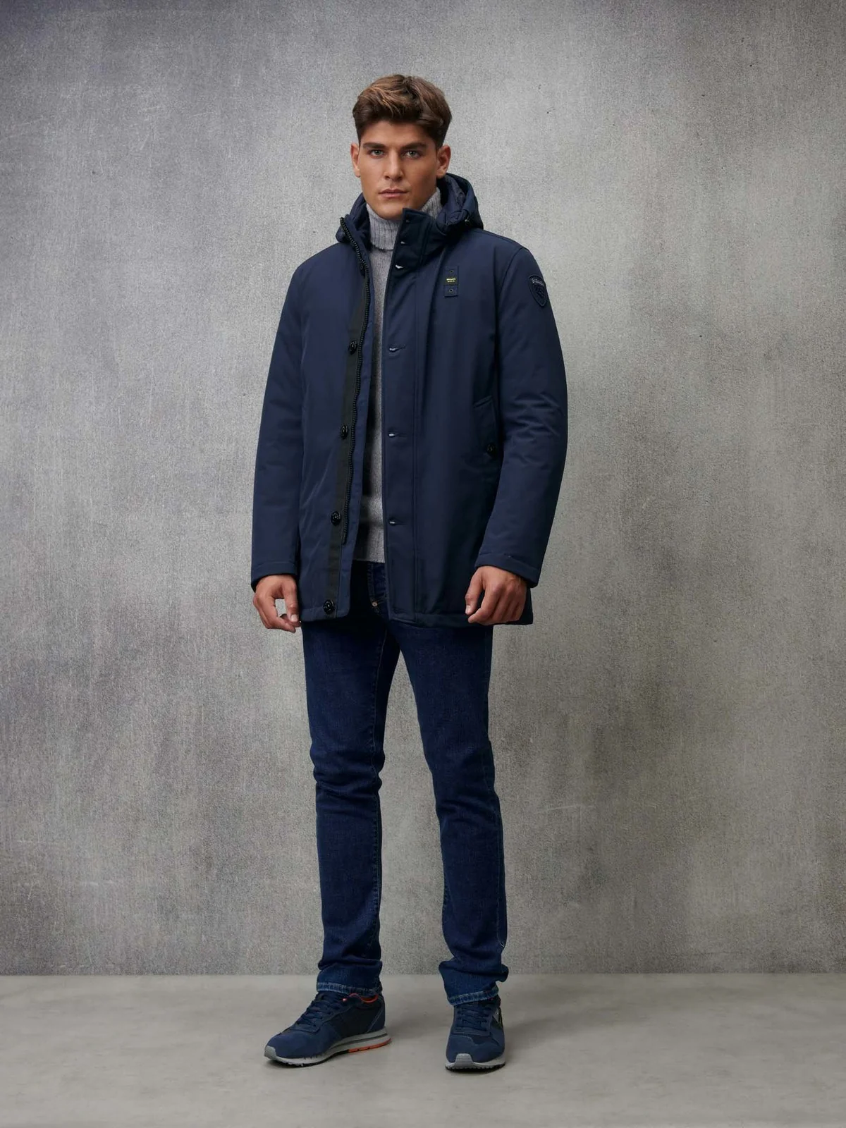 BLAUER Piumino Uomo CHESTER 24WBLUK03035 005480 888 Blu - Image 3