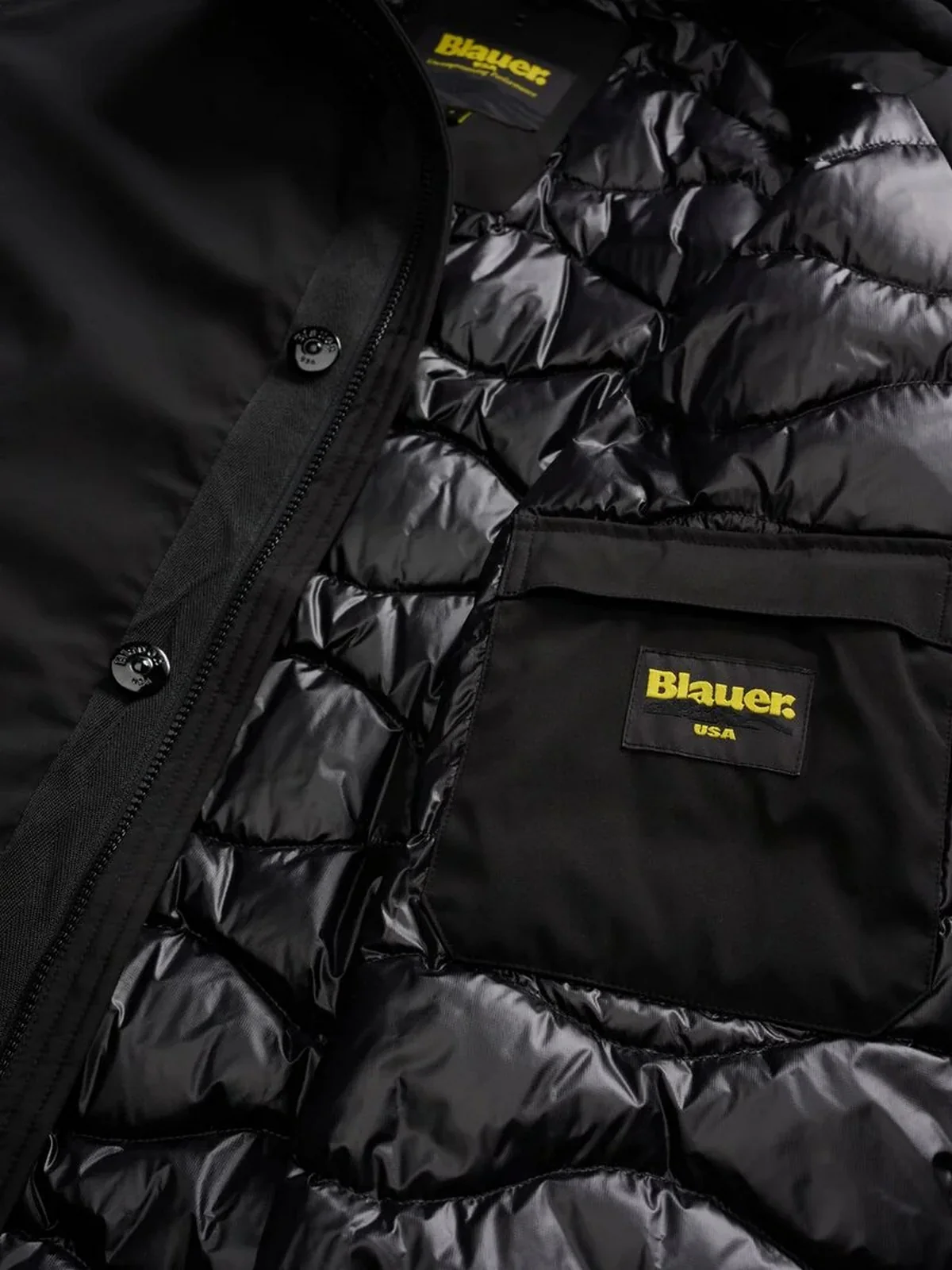 BLAUER Piumino Uomo CHESTER 25WBLUK03142 005480 999 Nero - Image 2