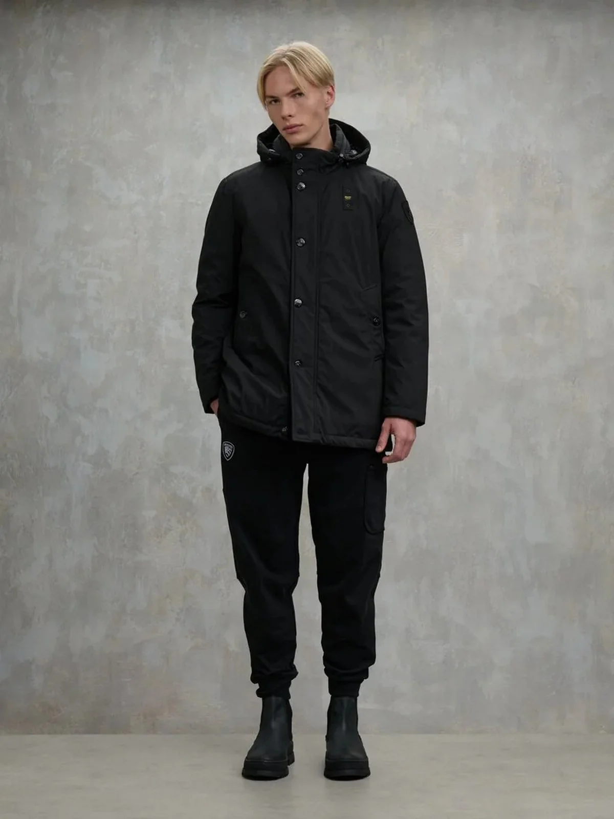 BLAUER Piumino Uomo CHESTER 25WBLUK03142 005480 999 Nero - Image 4