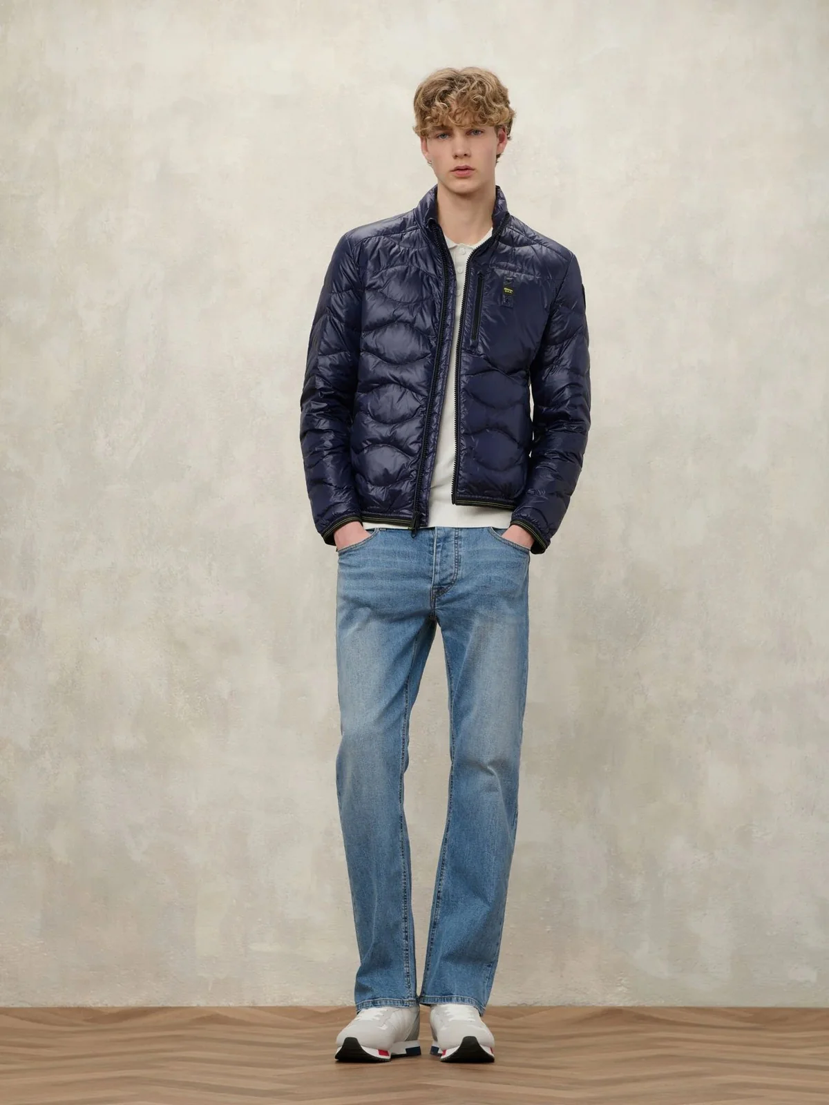 BLAUER Piumino Uomo Daniel 26SBLUC03178 006719 888 Blu - Image 4