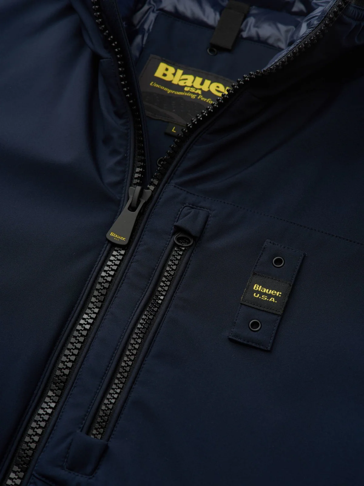 BLAUER Piumino Uomo DERRY 24WBLUC08033 005480 888 Blu - Image 3