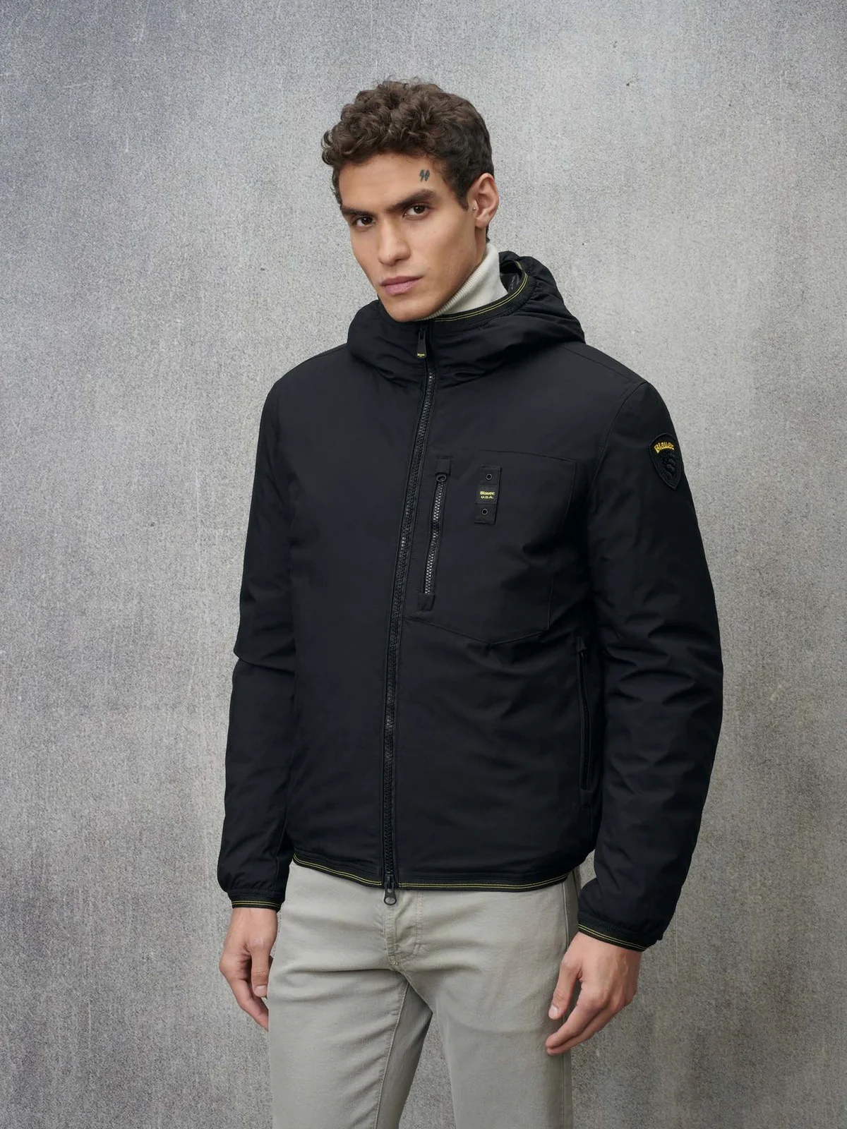 BLAUER Piumino Uomo DERRY 24WBLUC08033 005480 999 Nero - Image 2