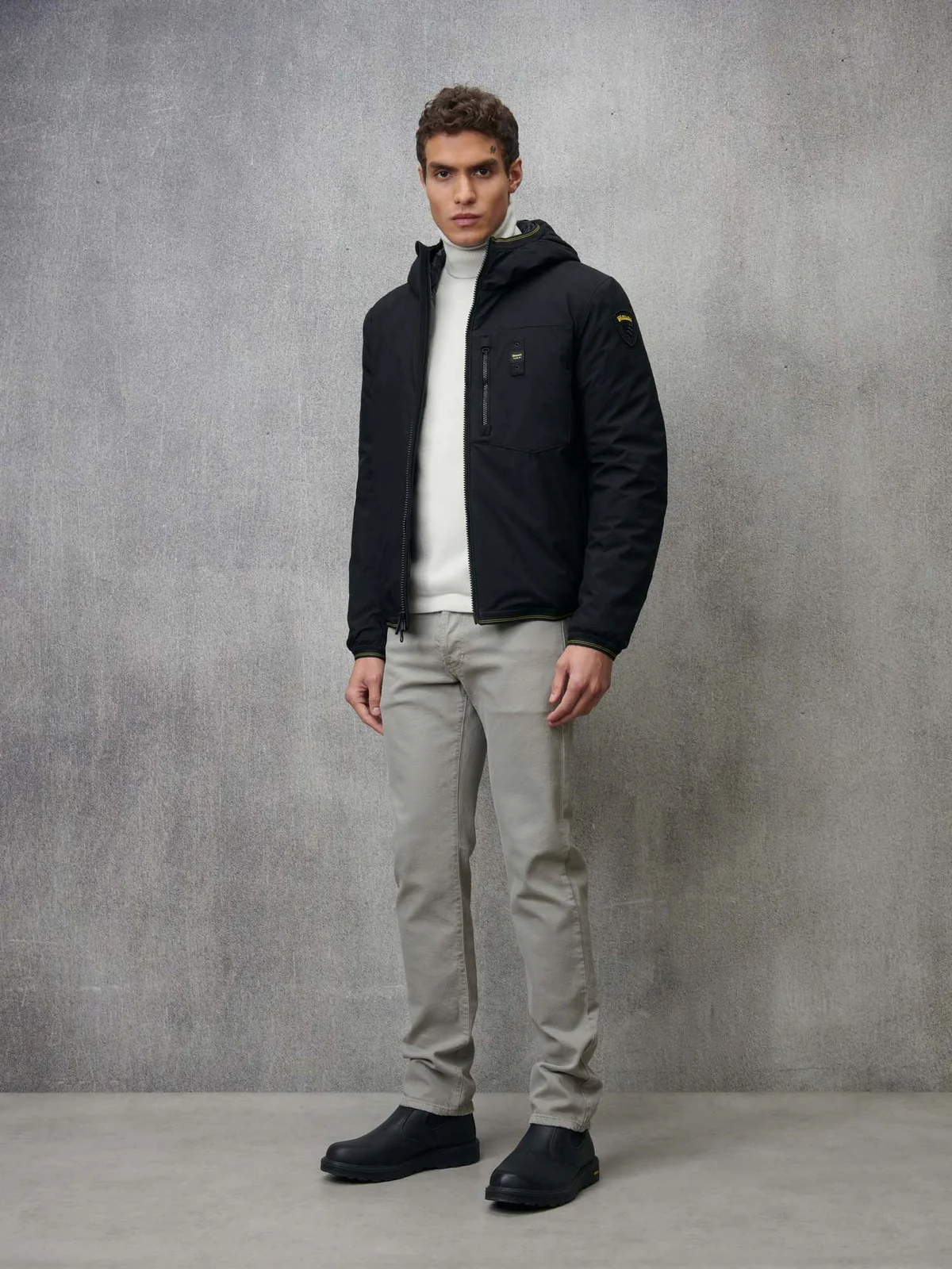 BLAUER Piumino Uomo DERRY 24WBLUC08033 005480 999 Nero - Image 3