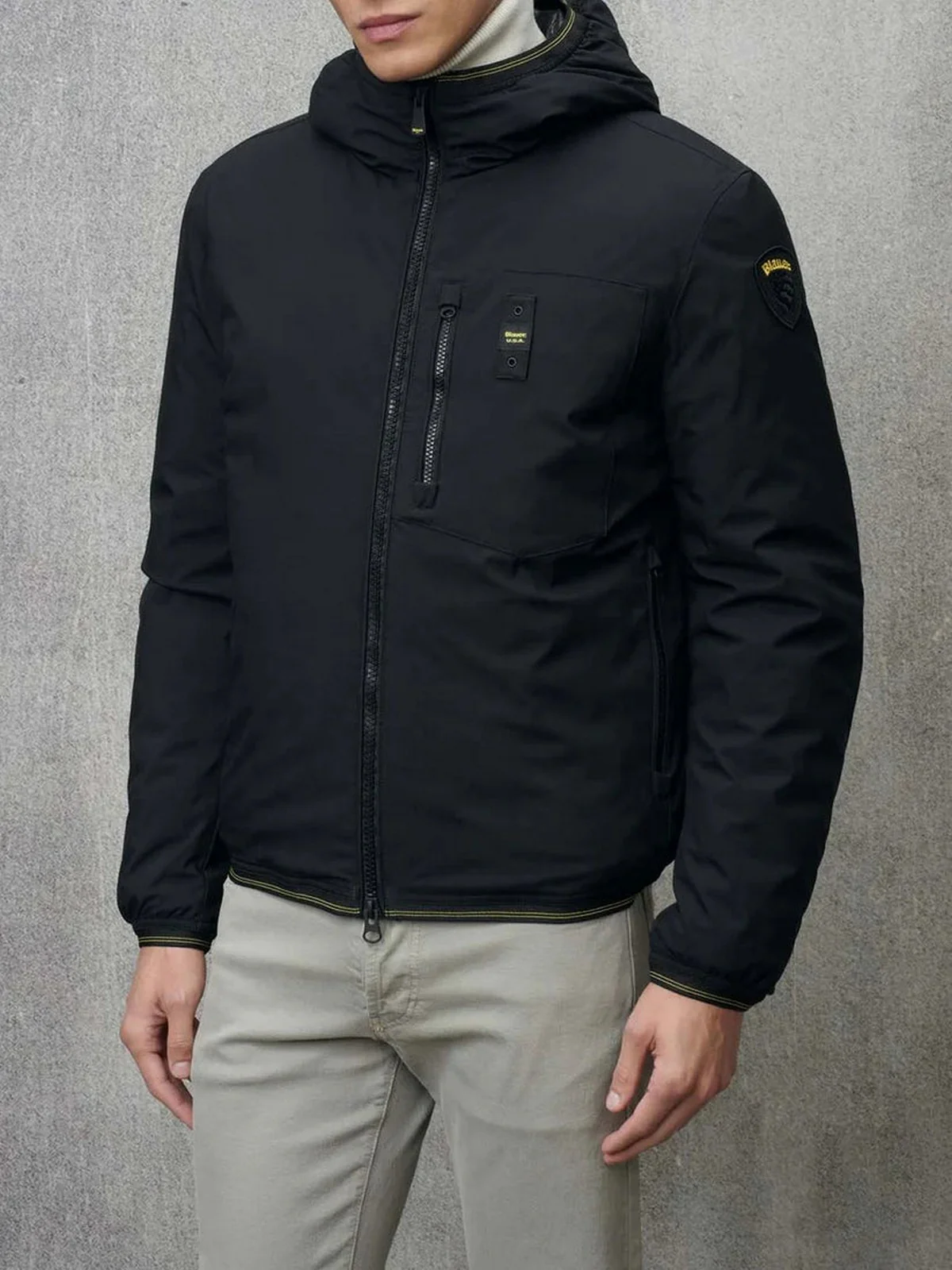BLAUER Piumino Uomo DERRY 25WBLUC08030 005480 999 Nero - Image 2