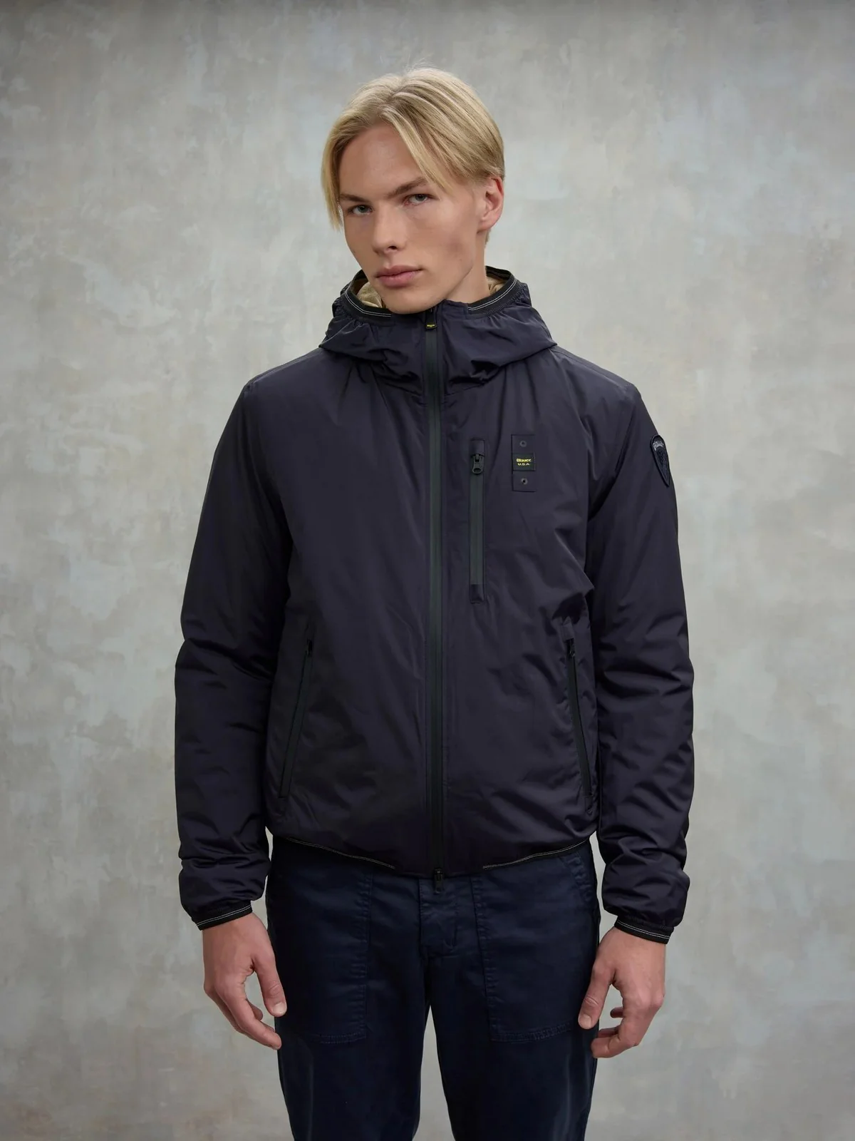 BLAUER Piumino Uomo DEVON 25WBLUC11083 007110 888 Blu - Image 5