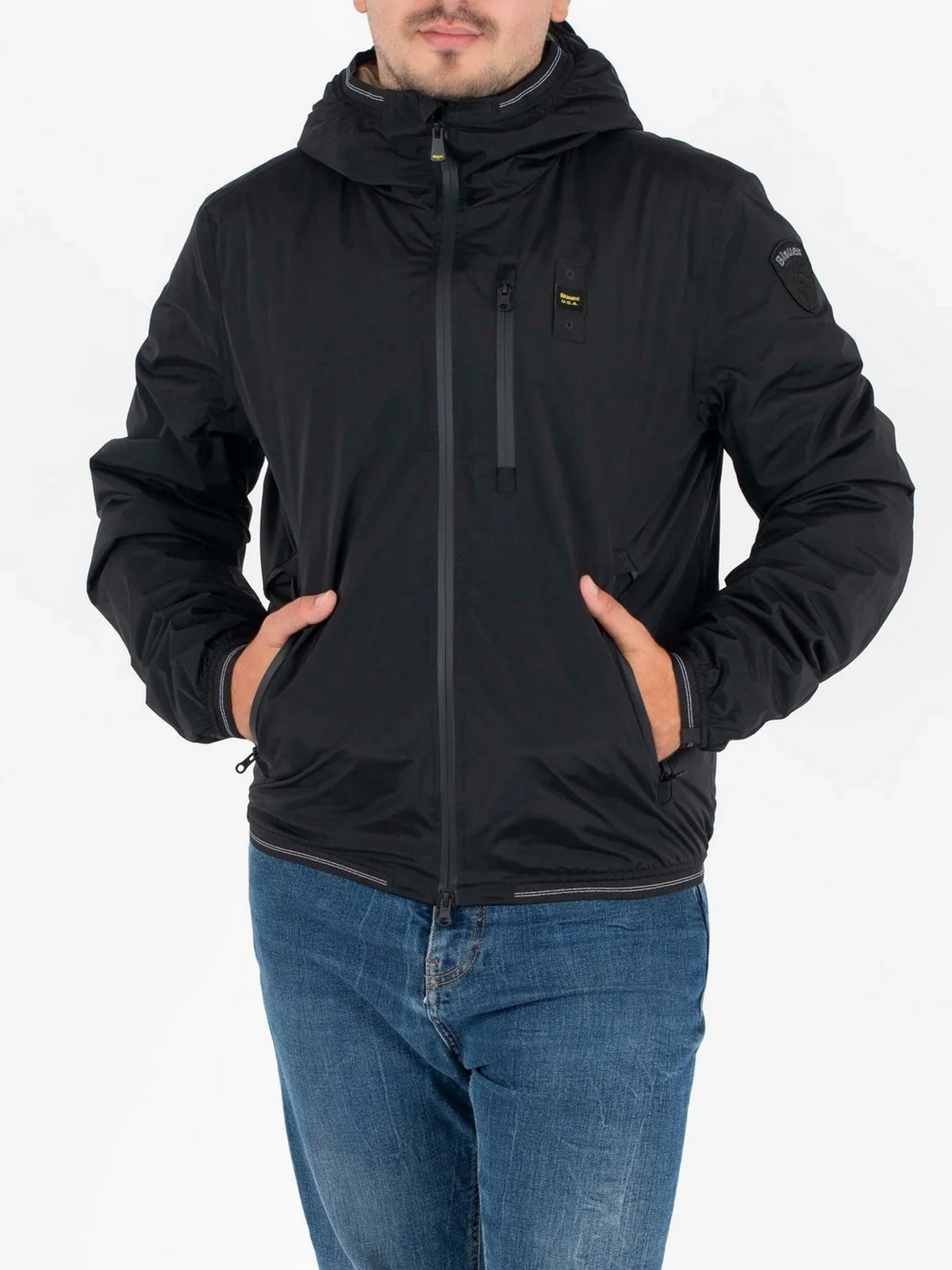 BLAUER Piumino Uomo DEVON 25WBLUC11083 007110 999 Nero - Image 3