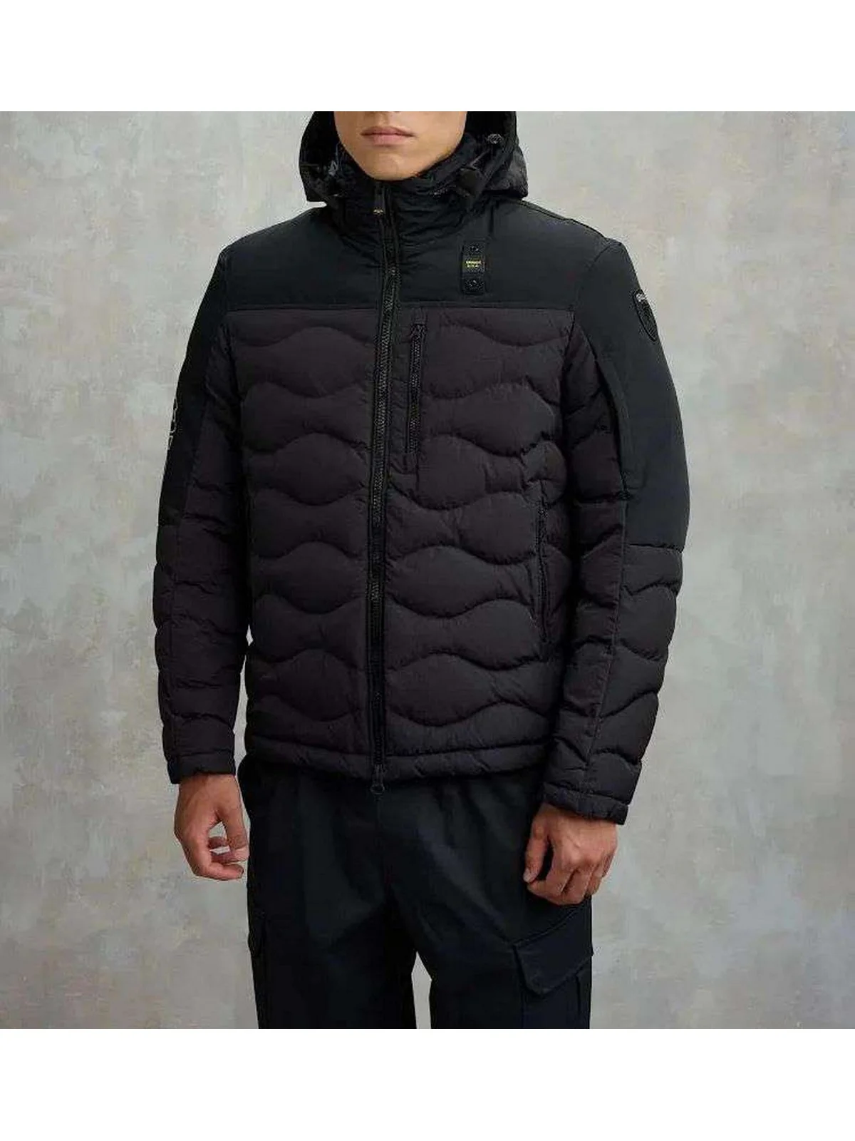 BLAUER Piumino Uomo HARTFORD 25WBLUC02534 007287 999 Nero - Image 3