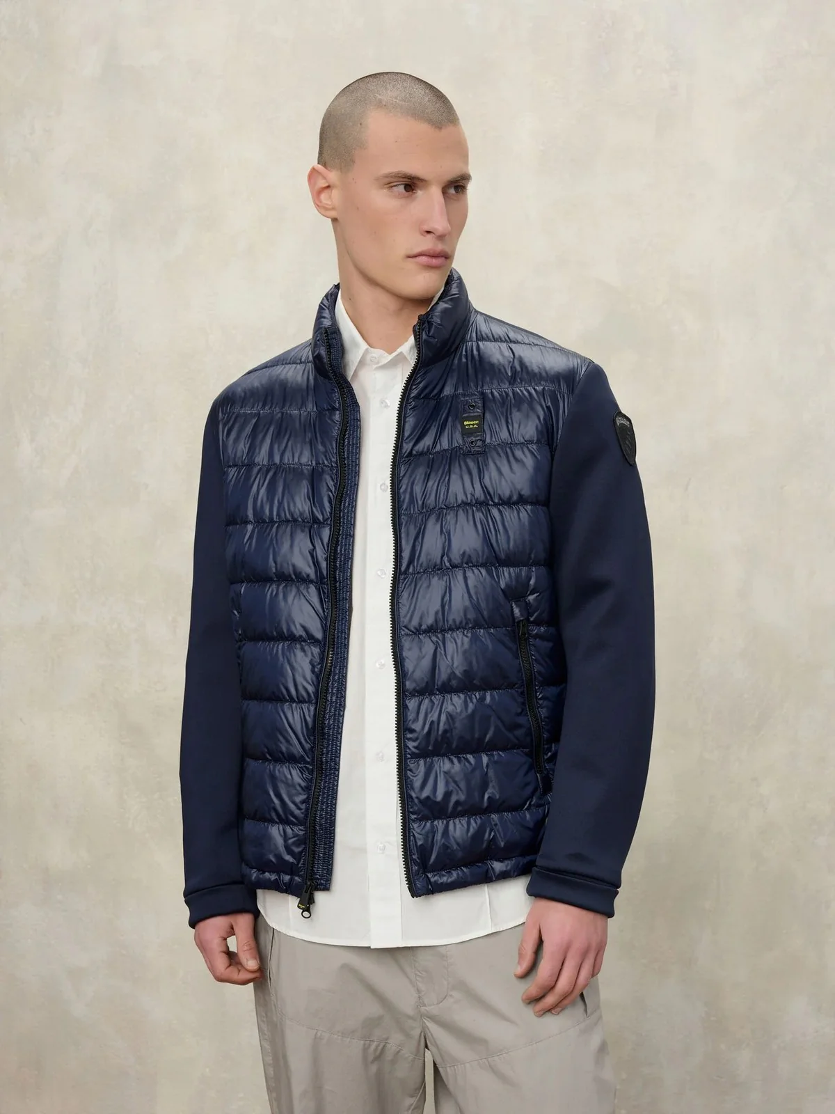 BLAUER Piumino Uomo HEBRON 26SBLUC02207 007459 888 Blu - Image 4