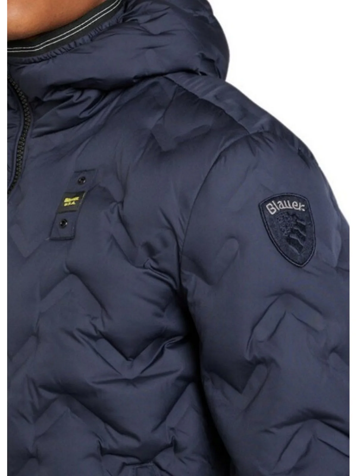 BLAUER Piumino Uomo PIER 24WBLUC03125 006952 888 Blu - Image 2