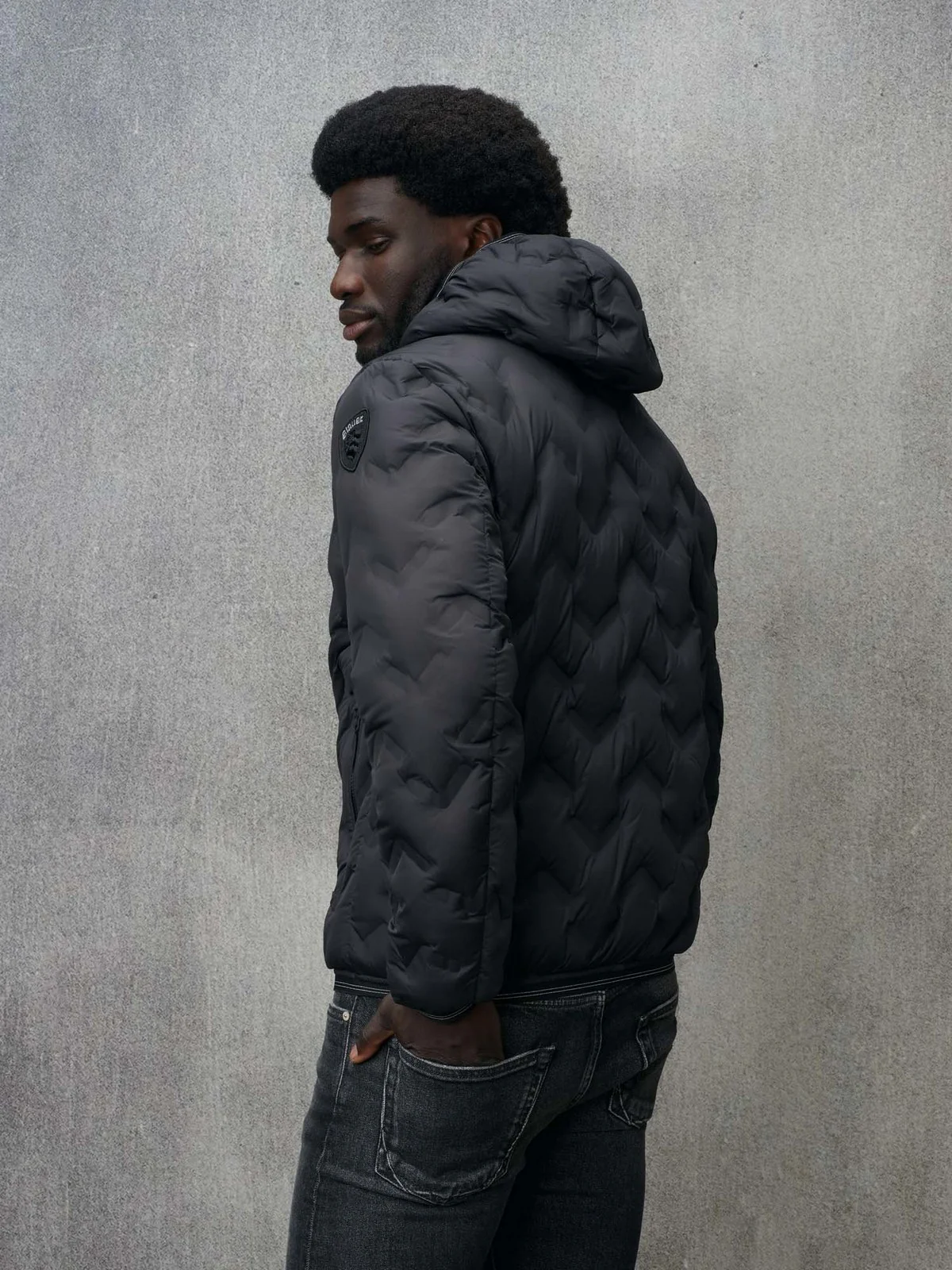 BLAUER Piumino Uomo PIER 24WBLUC03125 006952 999 Nero - Image 3