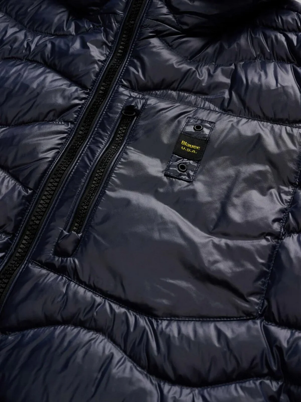 BLAUER Piumino Uomo WAVE 25WBLUC03074 006355 888 Blu - Image 2