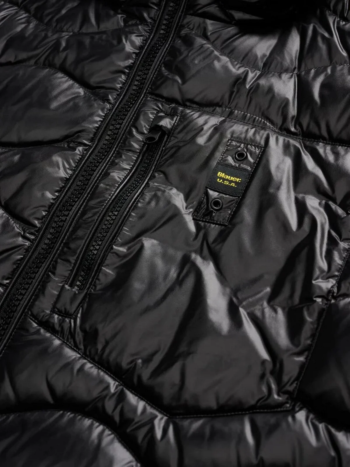 BLAUER Piumino Uomo WAVE 25WBLUC03074 A06355 999 Nero - Image 2