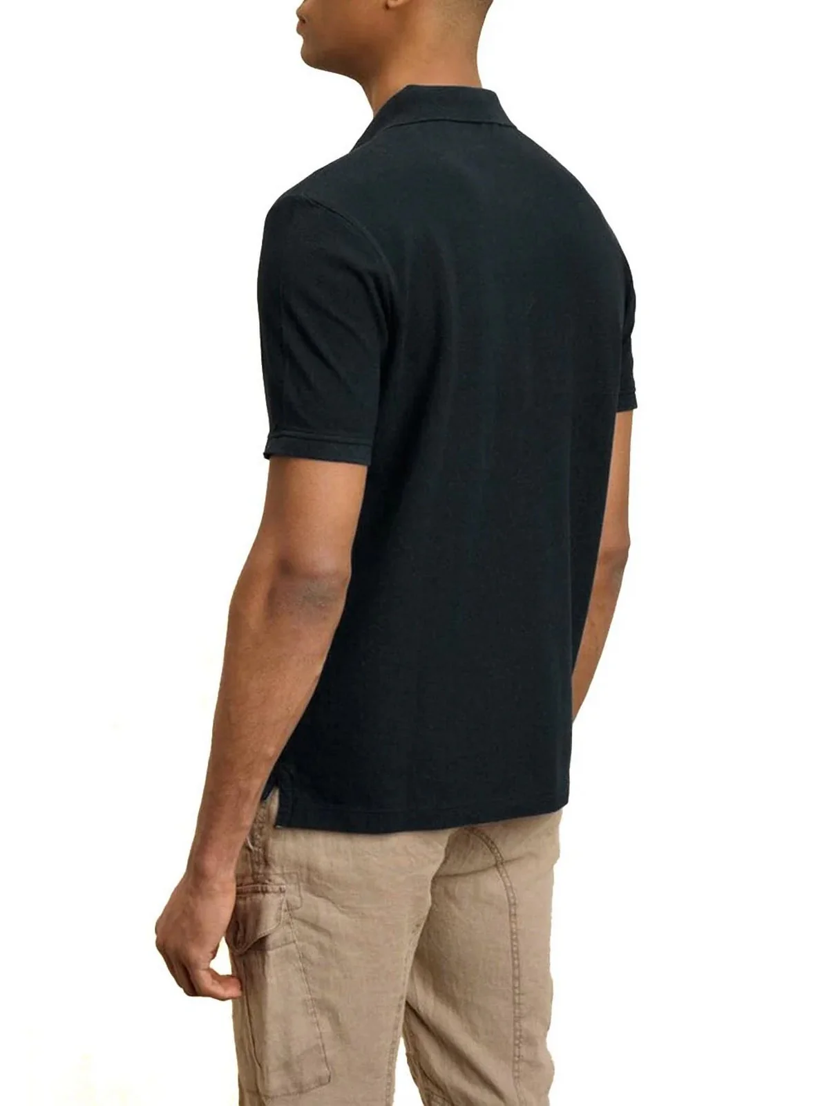 BLAUER Polo Uomo ALBAN 25SBLUT02309 007125 999 NERO - Image 4
