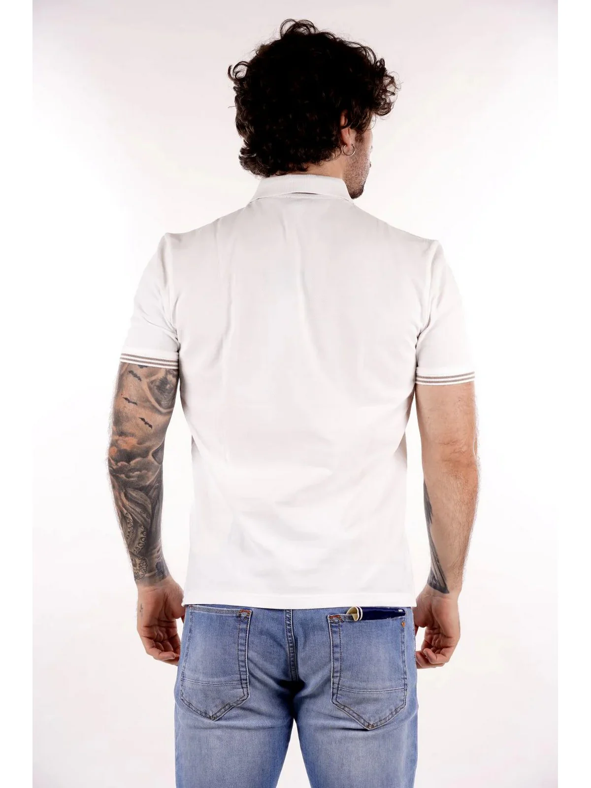 BLAUER Polo Uomo OAKLAND 25SBLUT02306 006801 100 BIANCO OTTICO - Image 5