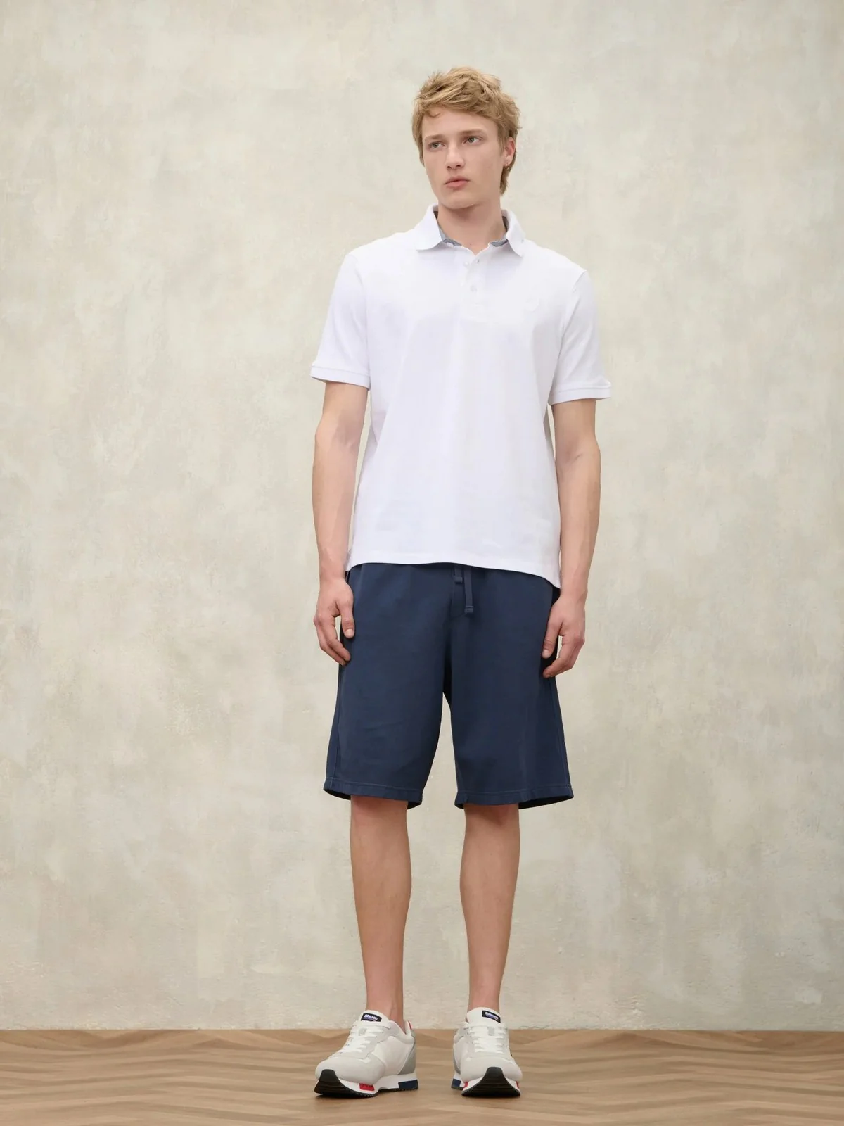 BLAUER Polo Uomo PHILP 26SBLUT02321 007481 100 BIANCO OTTICO - Image 4