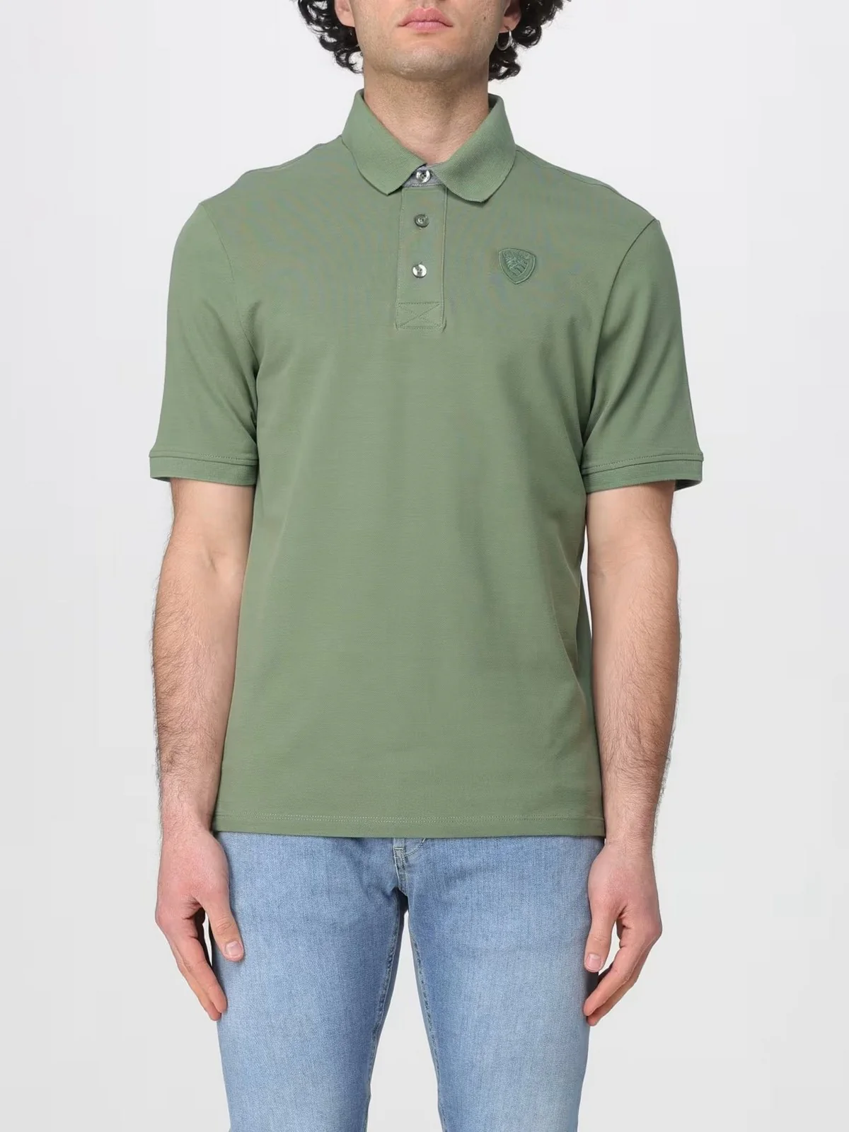 BLAUER Polo Uomo PHILP 26SBLUT02321 007481 60F GREEN 60F - Image 4