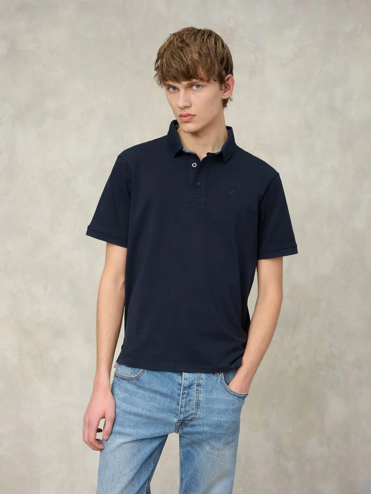 BLAUER Polo Uomo PHILP 26SBLUT02321 007481 888 Blu - Image 4