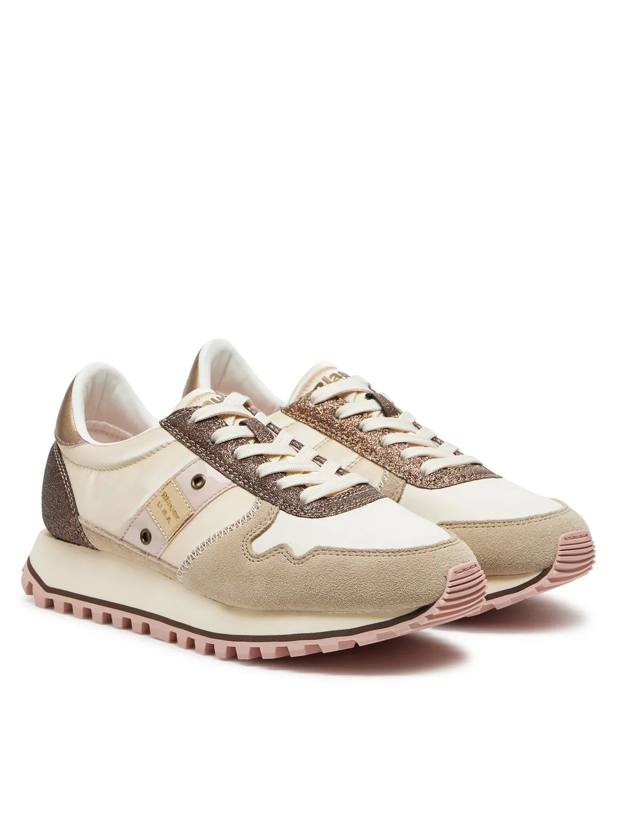 BLAUER Sneaker Donna MILLEN F4MILLEN01/SUG CRE/BRZ Beige - Image 2