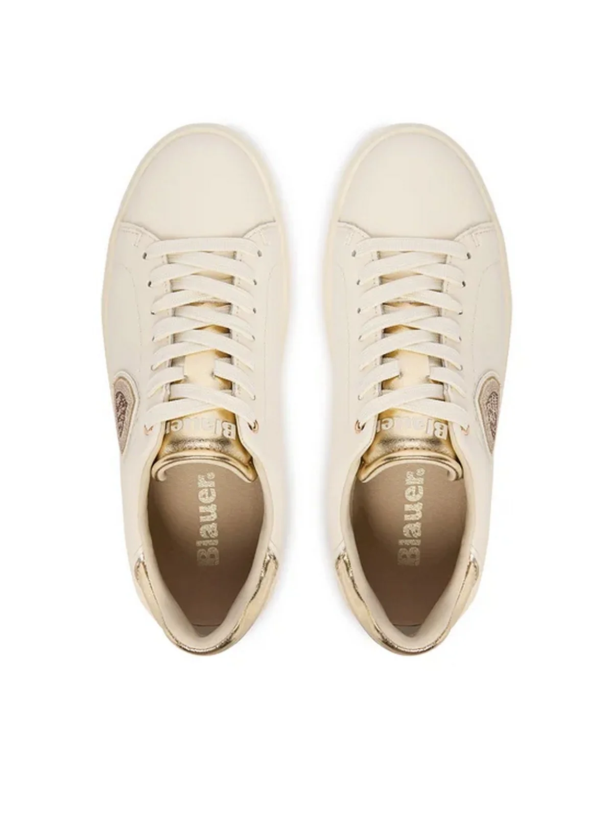 BLAUER Sneaker Donna VENUS01 S6VENUS01/LEM CRE/PLA CREAM/PLATINUM - Image 3