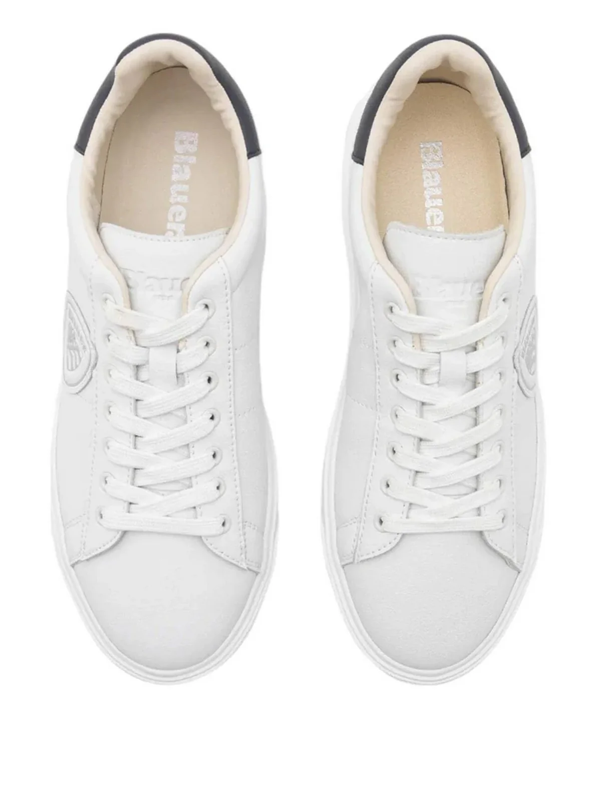 BLAUER Sneaker Uomo BUCK F4BUCK01/LEA WHI/NVY Bianco - Image 2