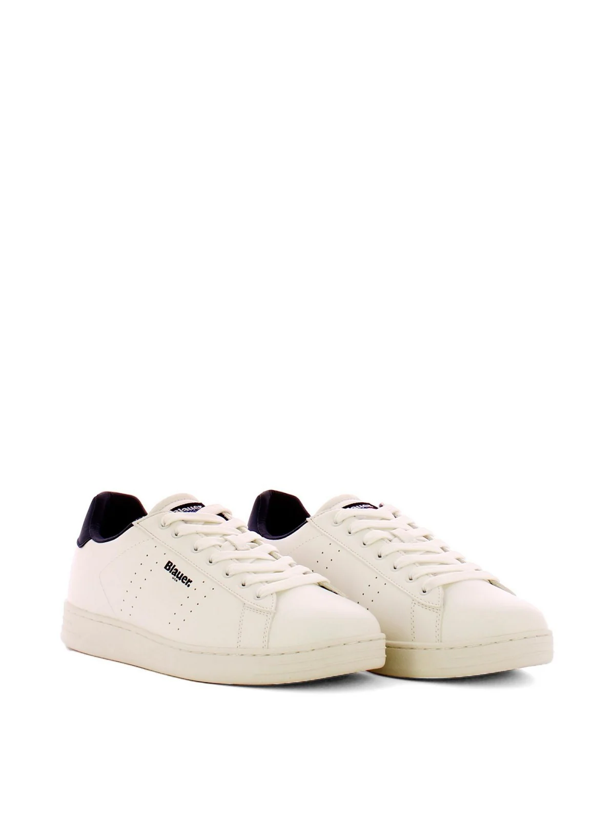 BLAUER Sneaker Uomo GRANT01 S4GRANT01/PUC WHI/NVY Bianco - Image 3