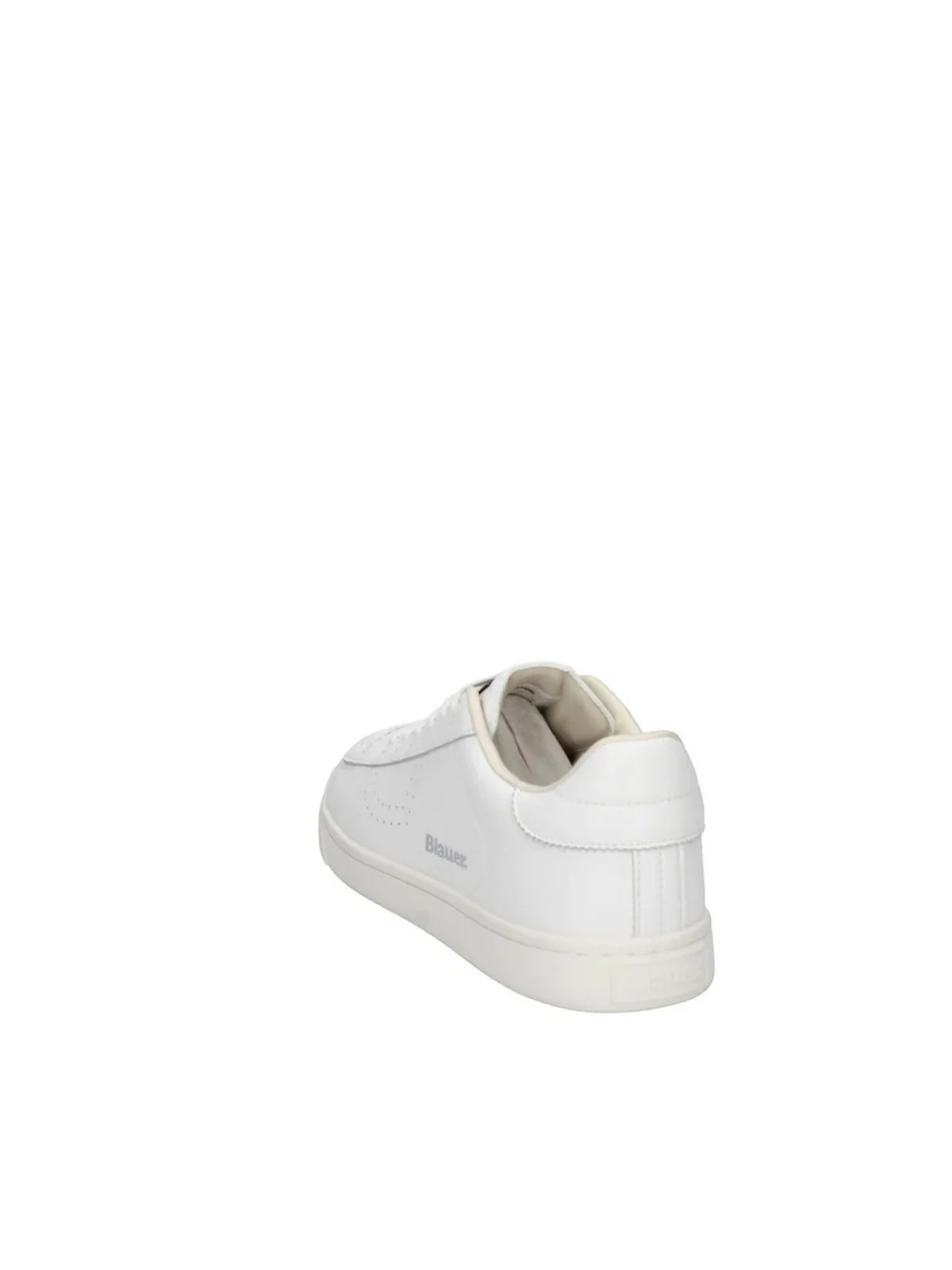 BLAUER Sneaker Uomo LOWELL01 S6LOWELL01/LEA WHI/WHI WHITE/WHITE - Image 4