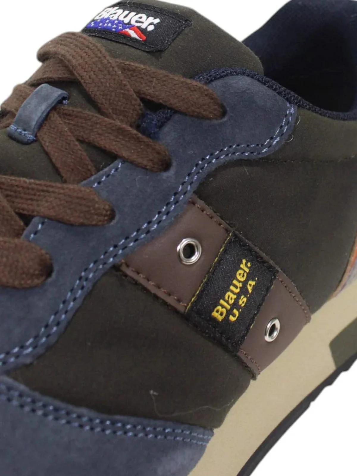 BLAUER Sneaker Uomo QUEENS F4QUEENS01/WAX NVY/MIL Blu - Image 2