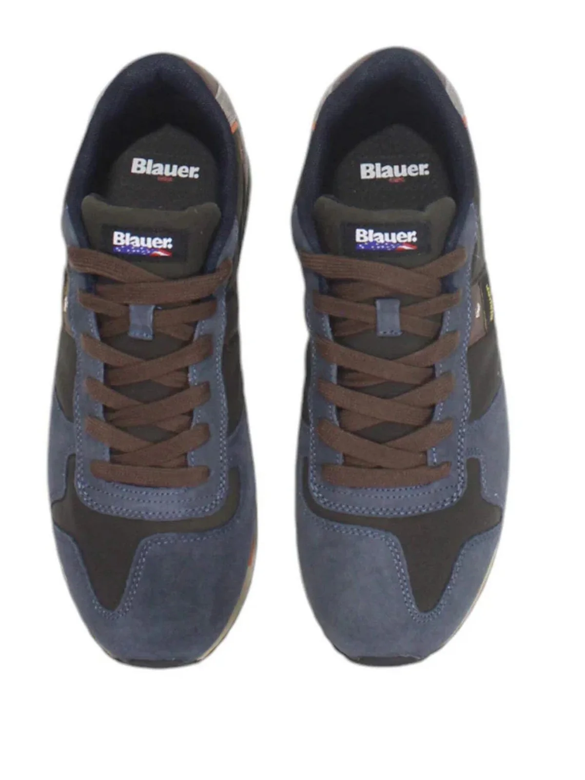 BLAUER Sneaker Uomo QUEENS F4QUEENS01/WAX NVY/MIL Blu - Image 4