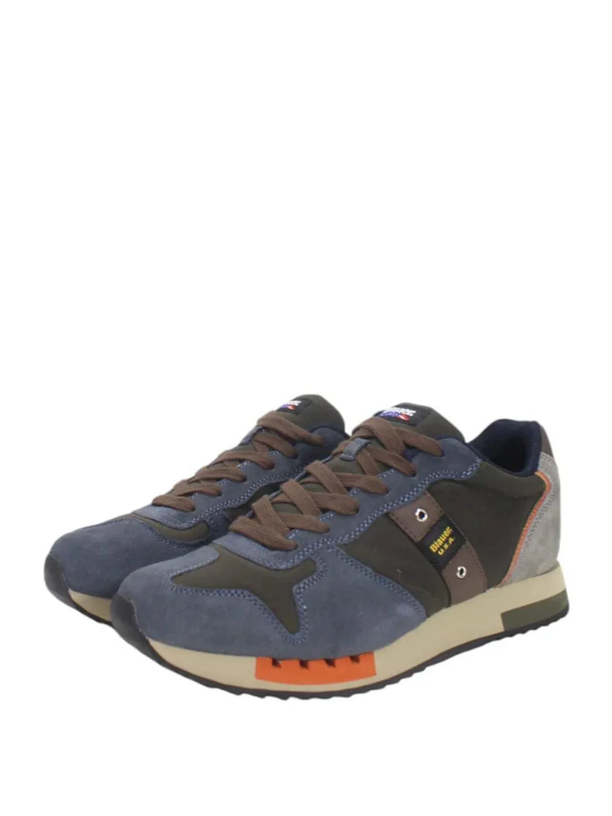 BLAUER Sneaker Uomo QUEENS F4QUEENS01/WAX NVY/MIL Blu - Image 5