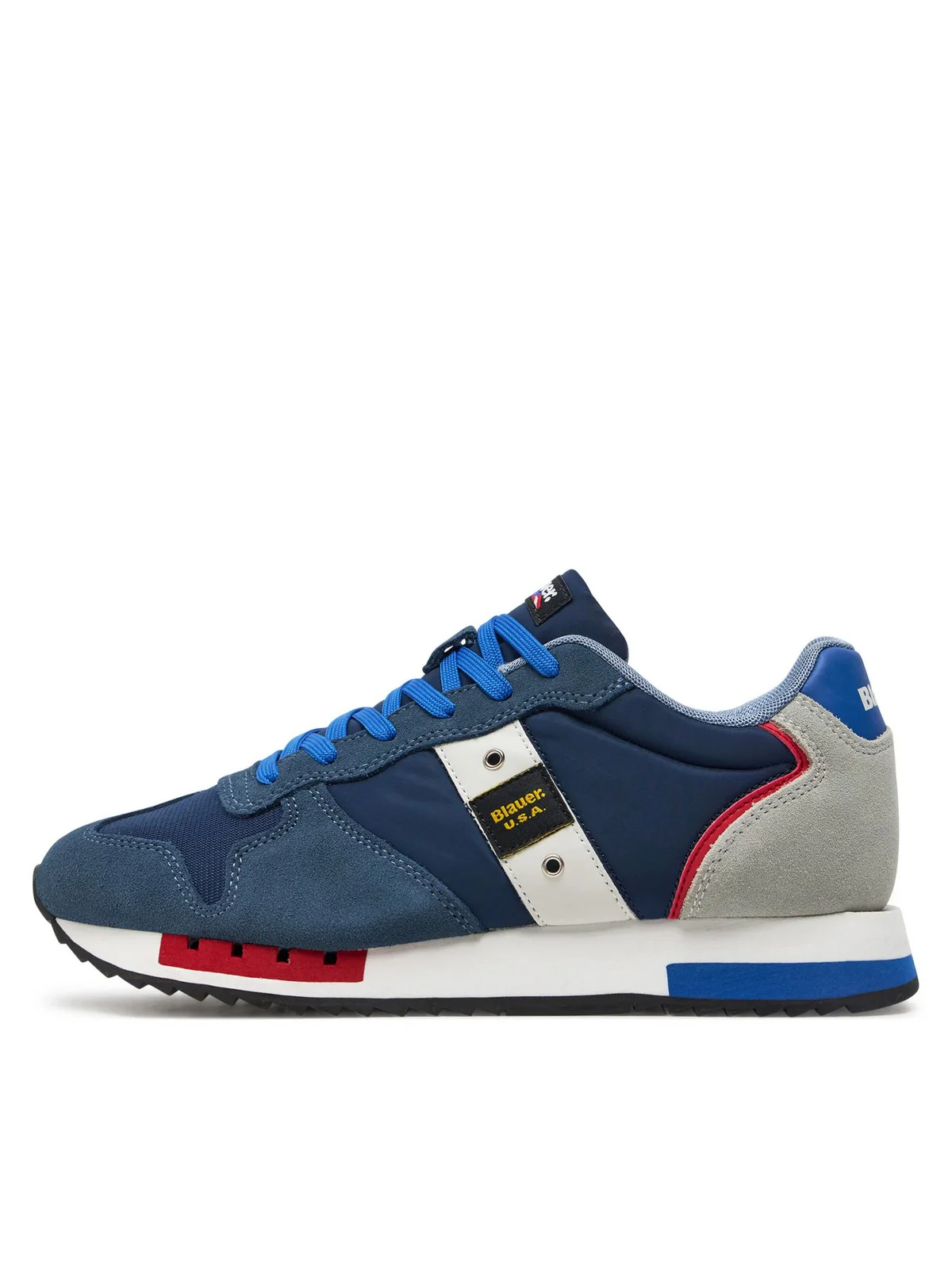 BLAUER Sneaker Uomo QUEENS01 S4QUEENS01/MES NVY/ROY Blu - Image 3